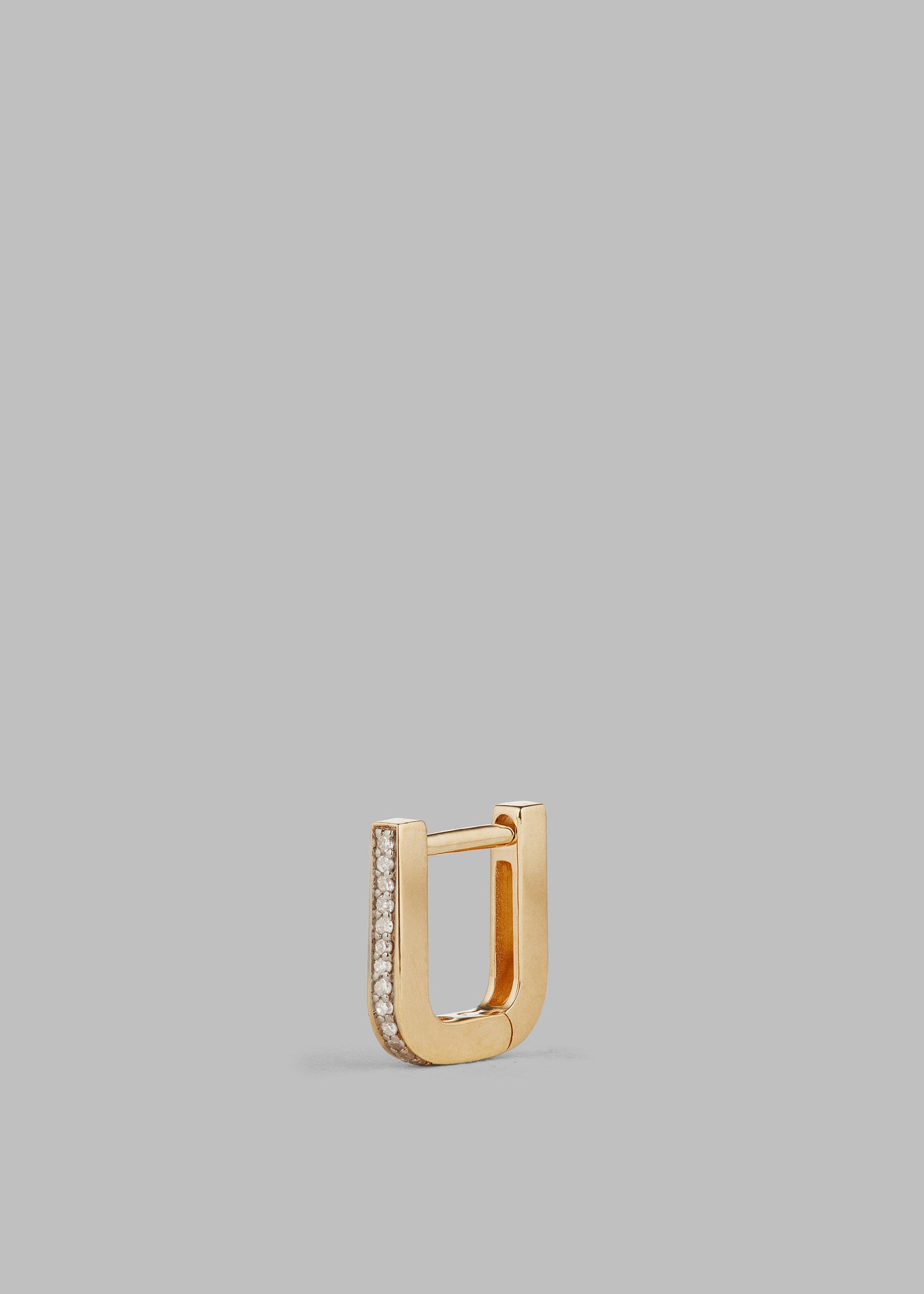 Otiumberg Small Diamond Edge Hoop - Gold - 1