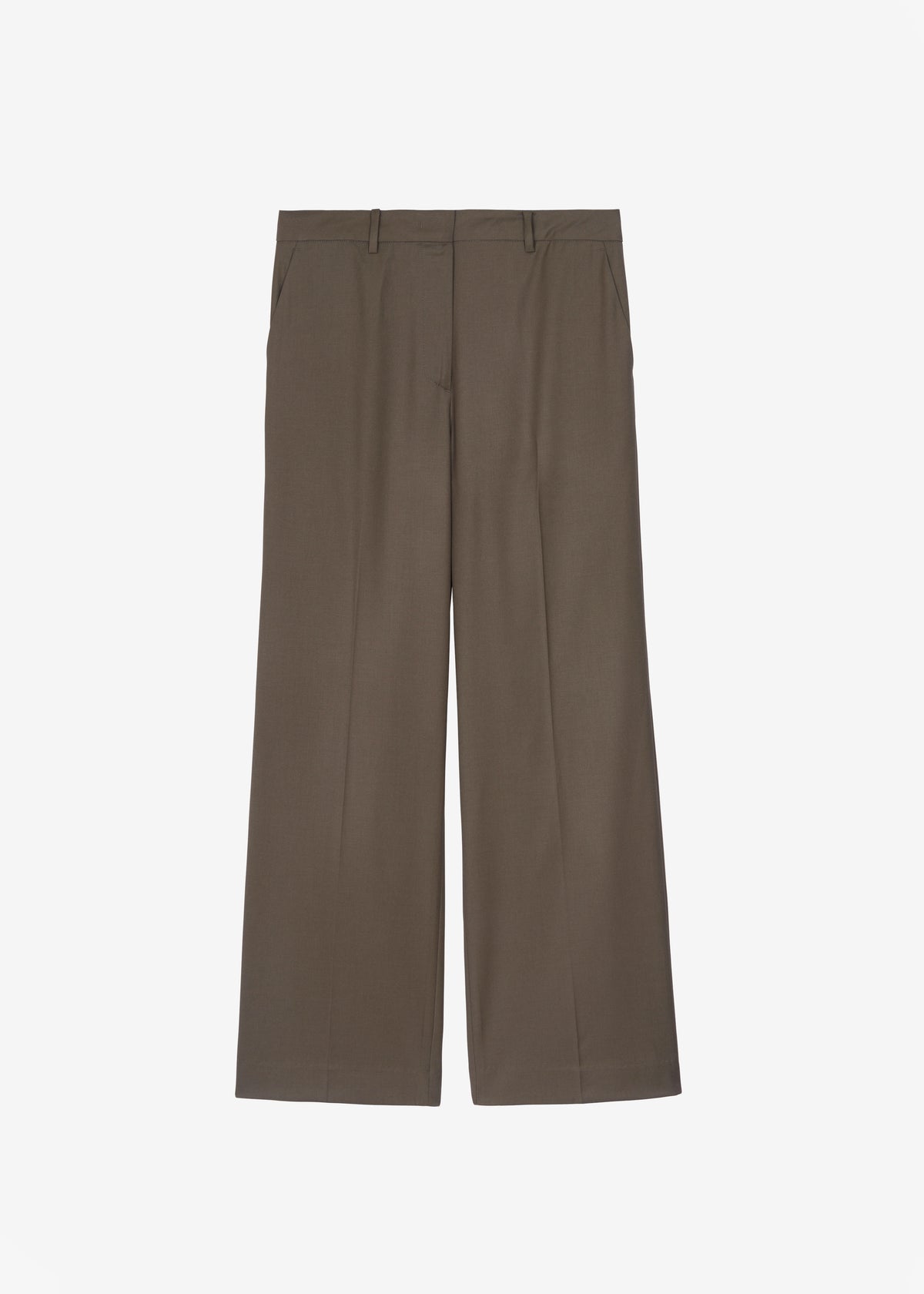 Pallen Wide Trousers - Brown - 11