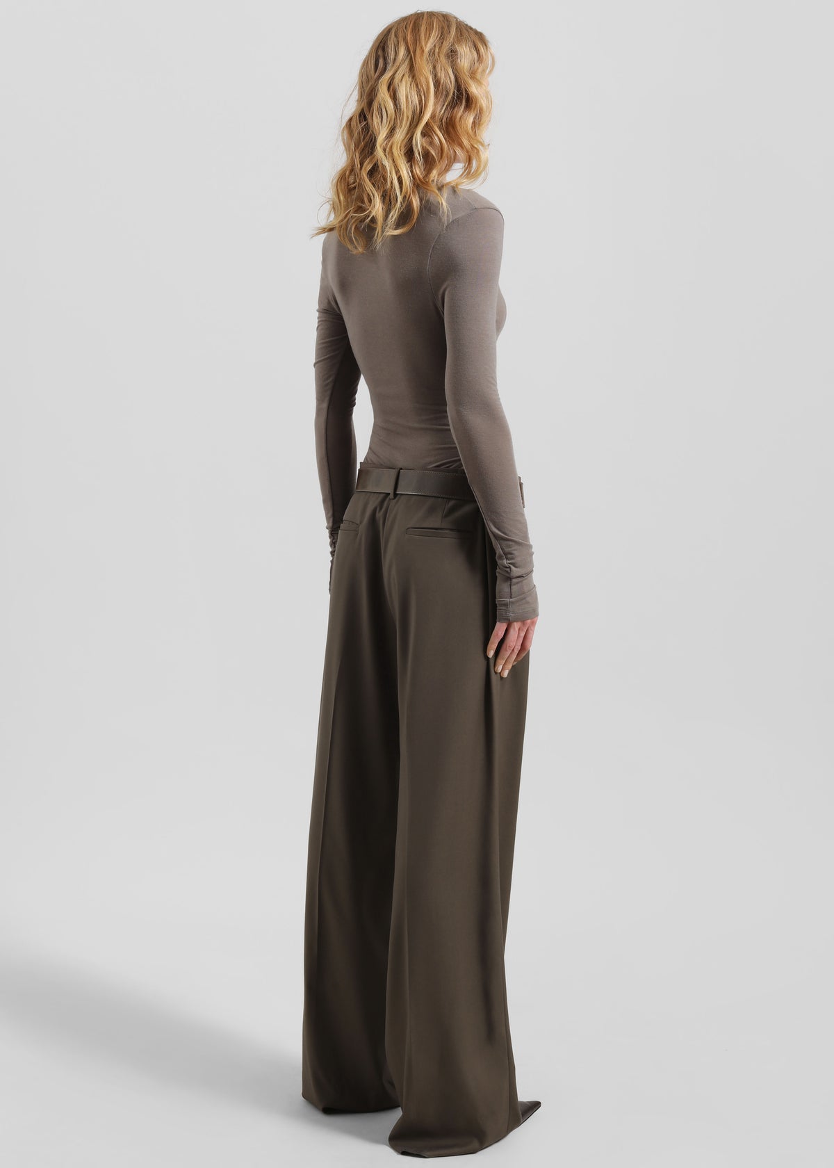 Pallen Wide Trousers - Brown - 9
