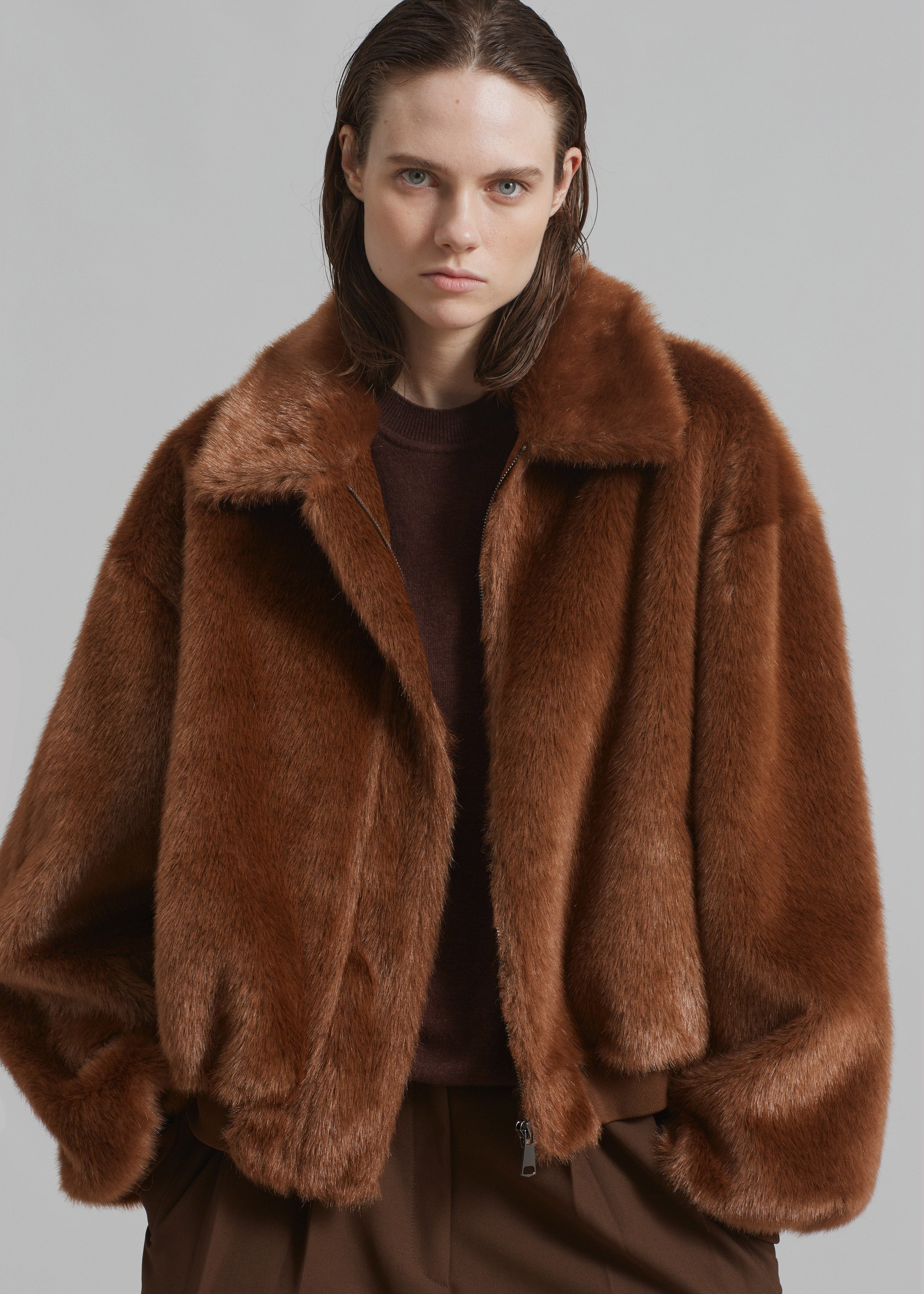 Zara faux hotsell fur bomber