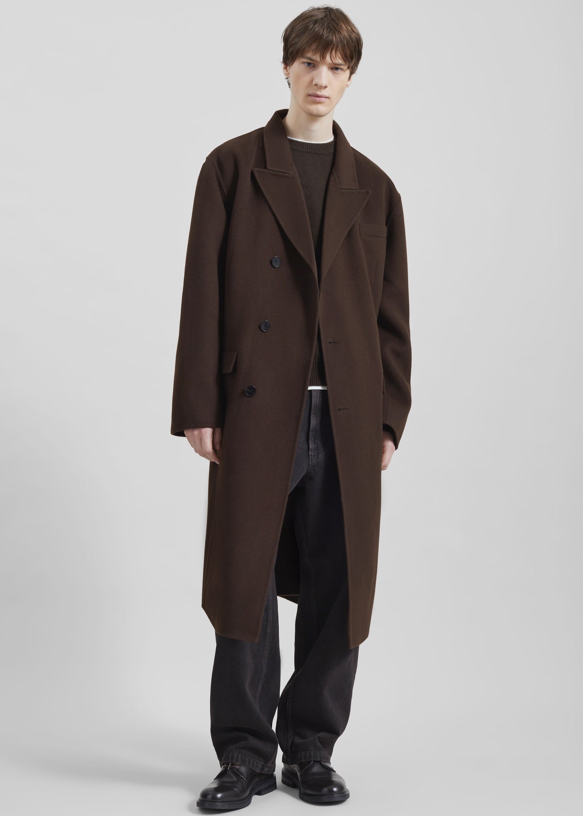 Paxton Wool Coat - Brown