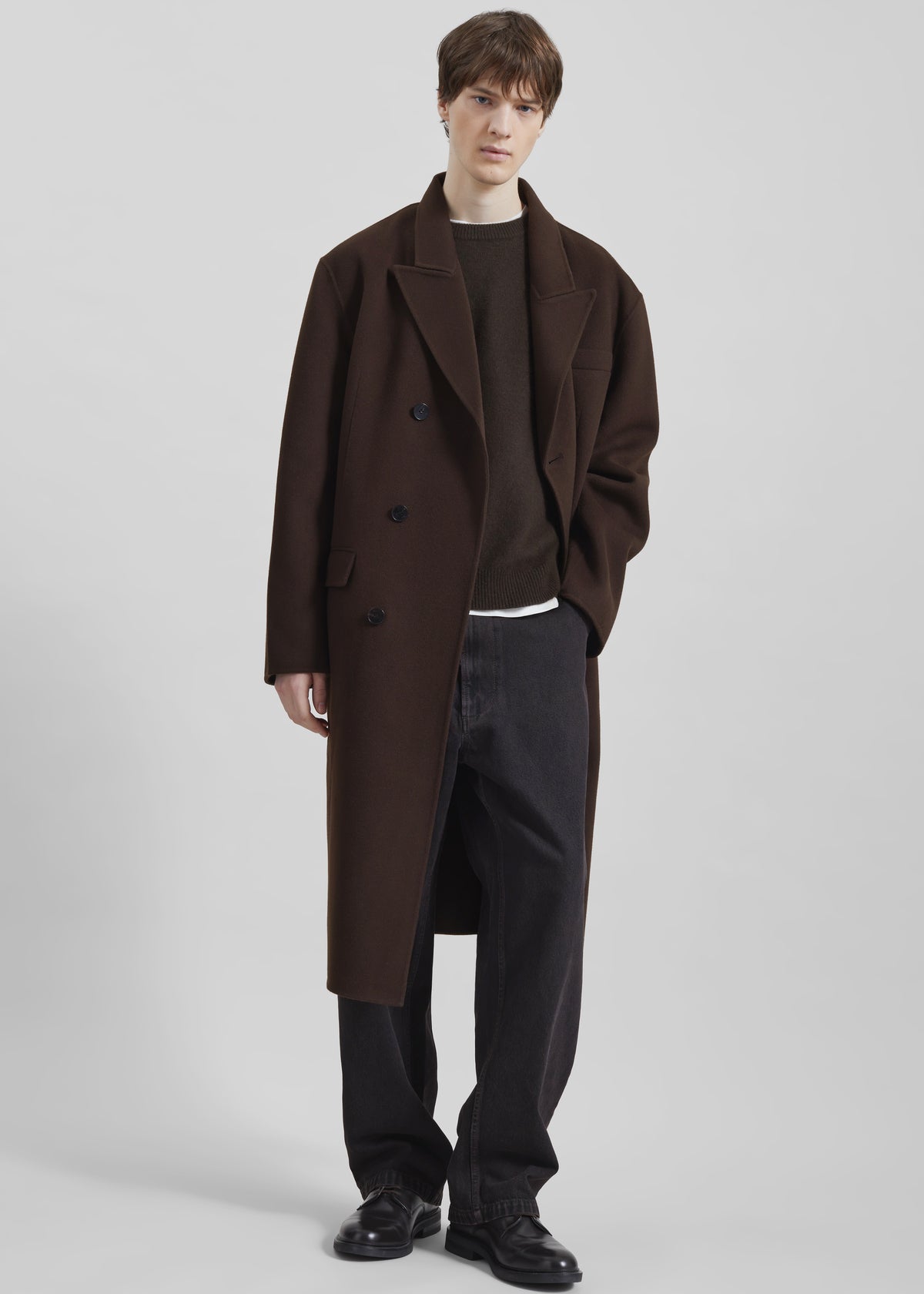 Paxton Wool Coat - Brown