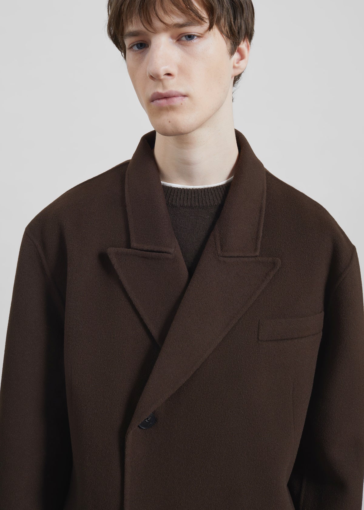 Paxton Wool Coat - Brown