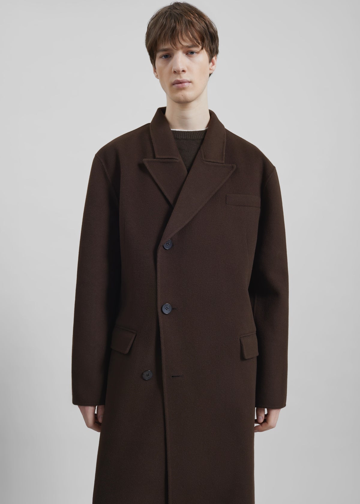 Paxton Wool Coat - Brown