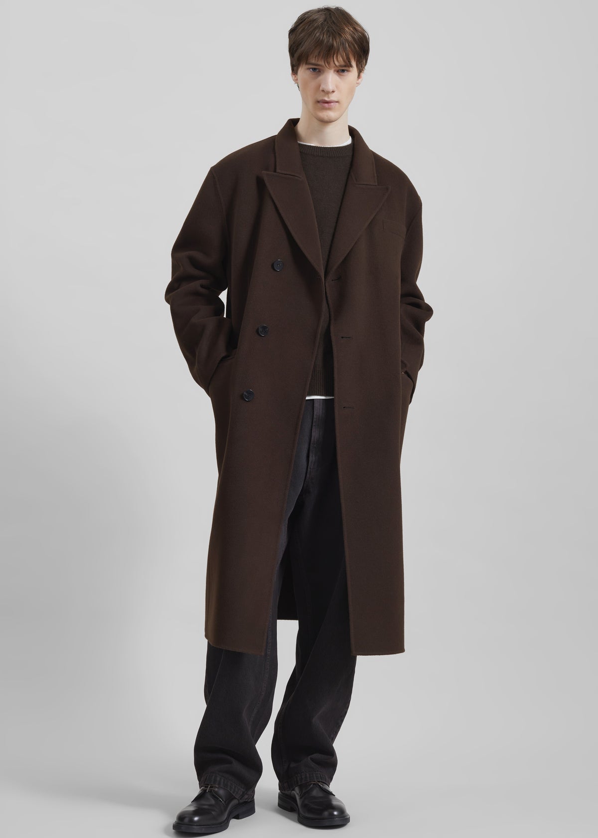 Paxton Wool Coat - Brown