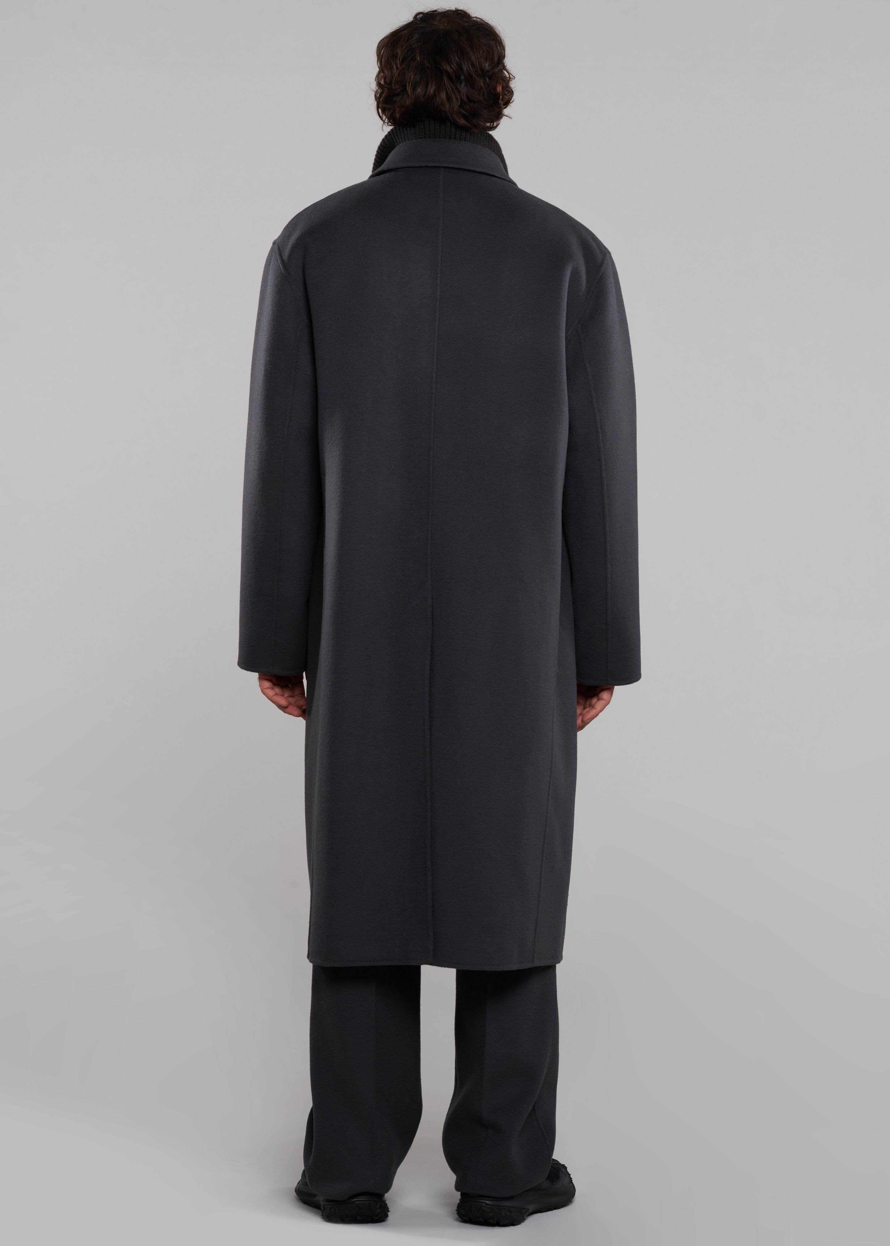 Paxton Wool Coat - Dark Grey - 7