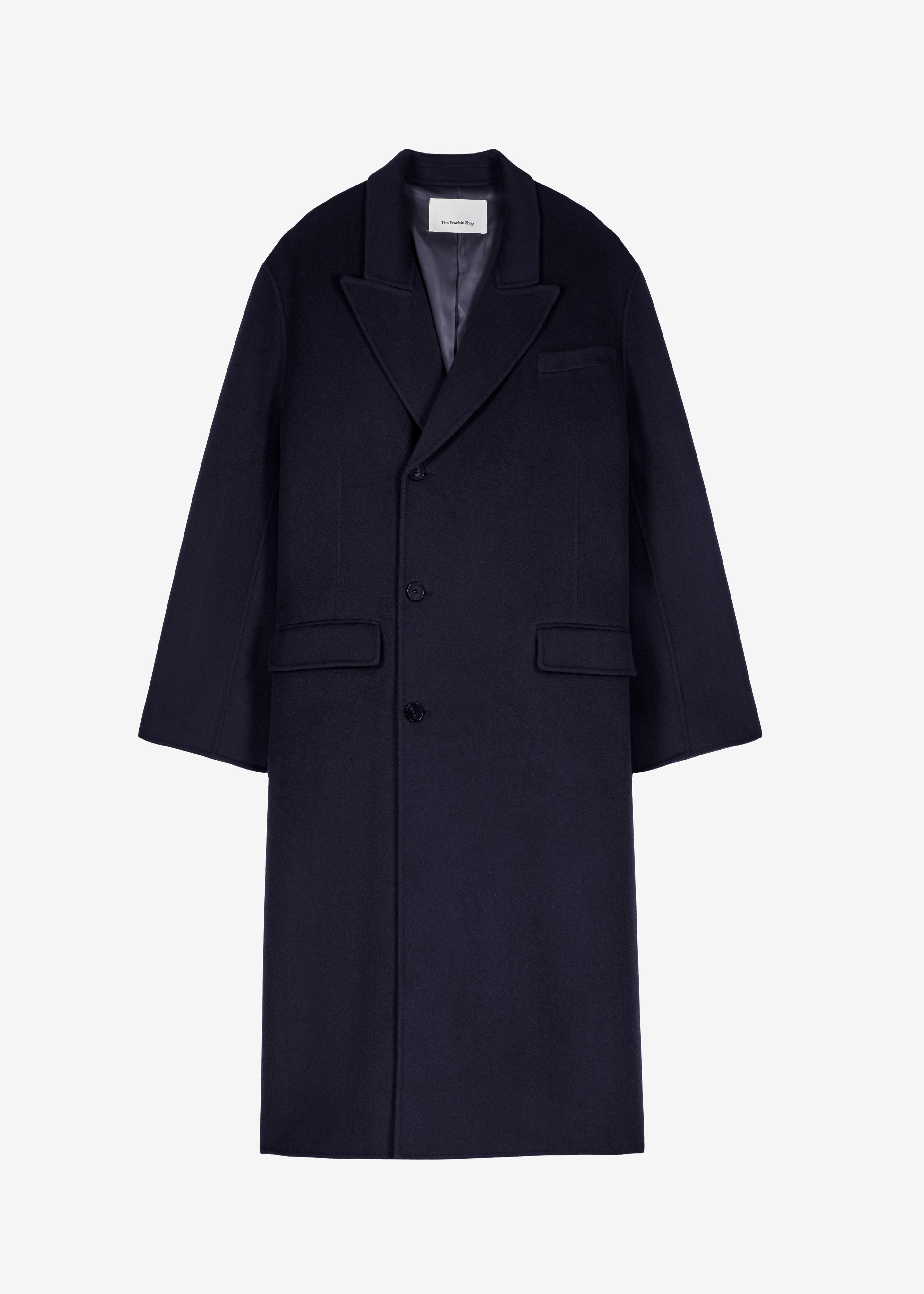 Paxton Wool Coat - Dark Navy - 10