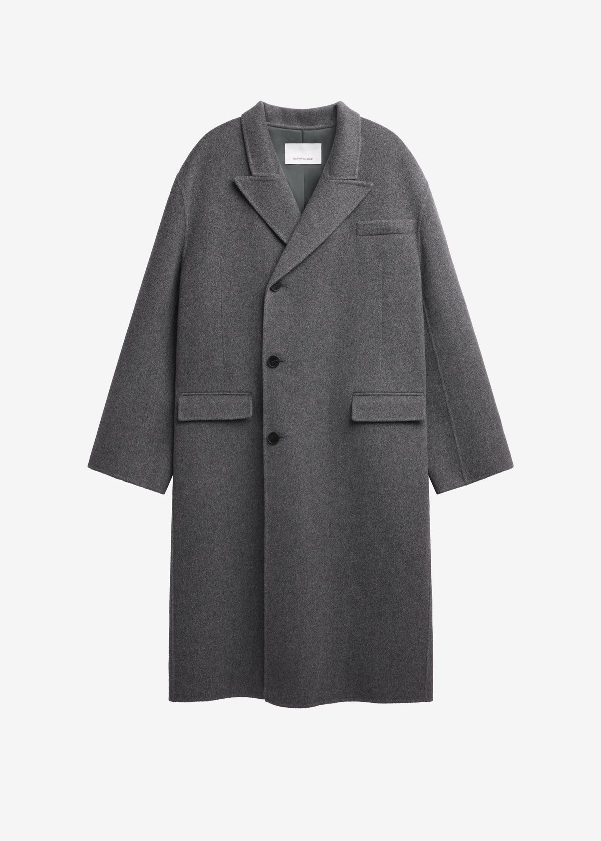 Paxton Wool Coat - Grey Melange