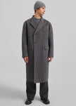 Paxton Wool Coat - Grey Melange