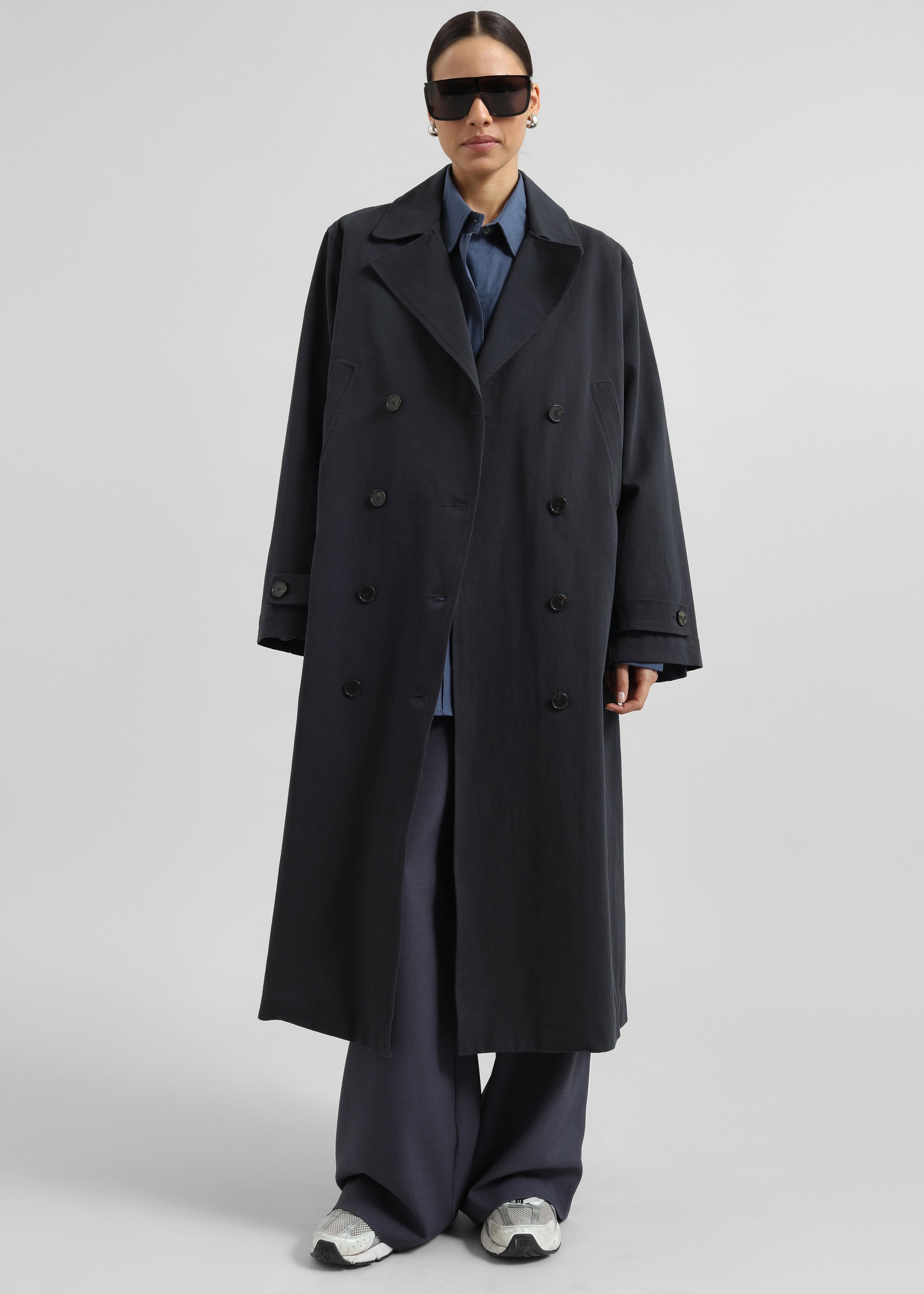Shop the look image for Pello Trench Coat - Navy