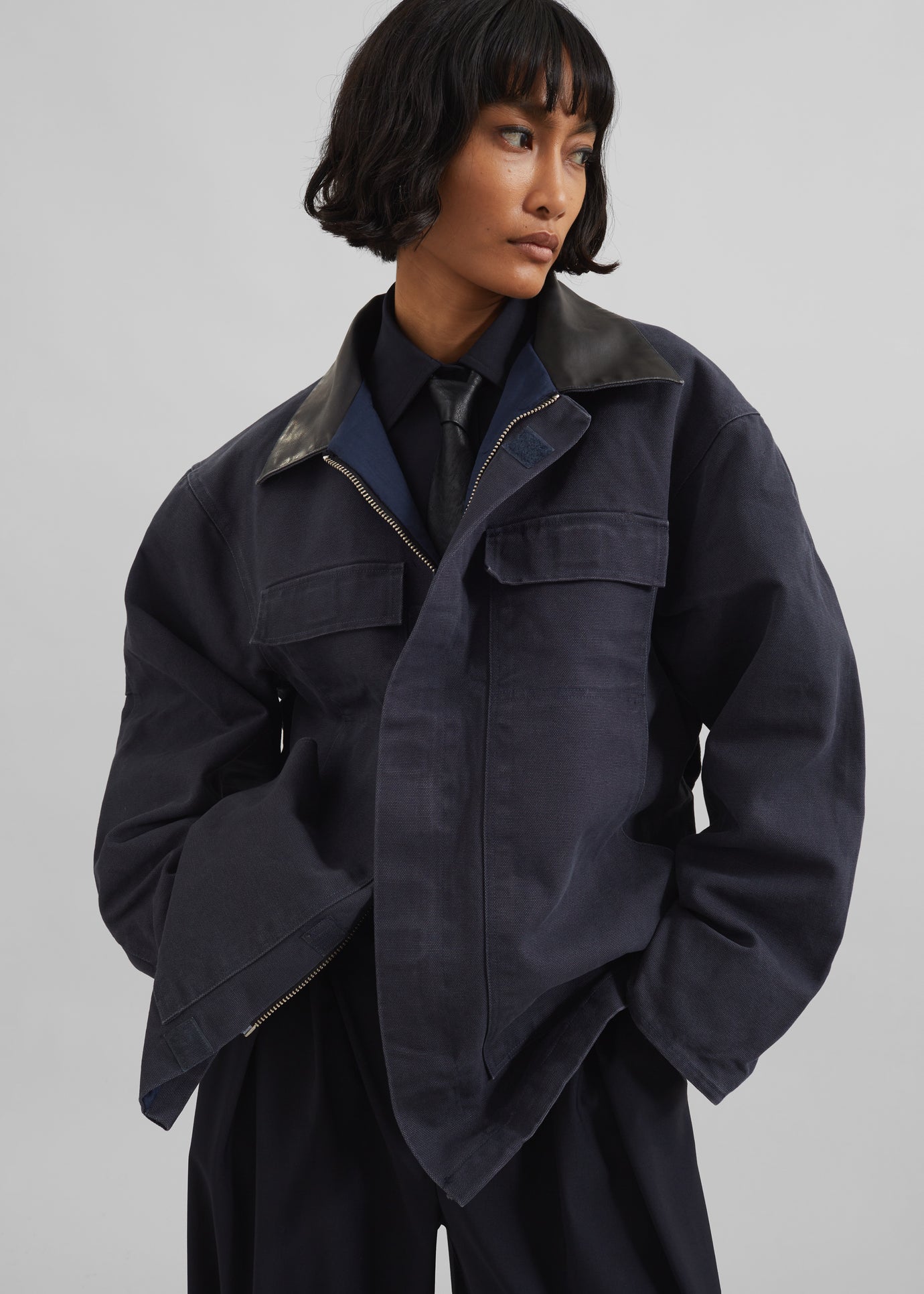 Pelso Utility Jacket - Navy