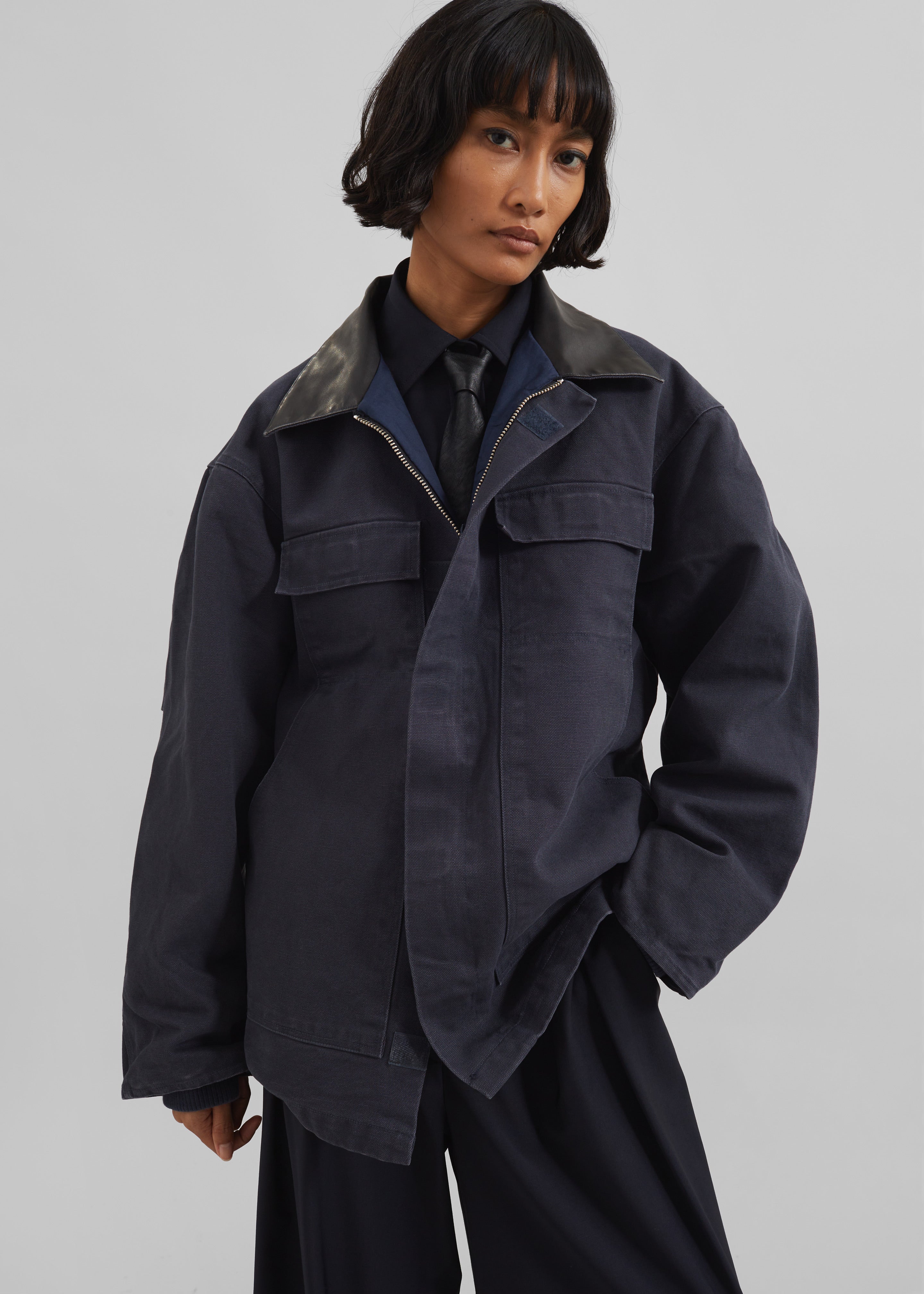 Pelso Utility Jacket - Navy - 5