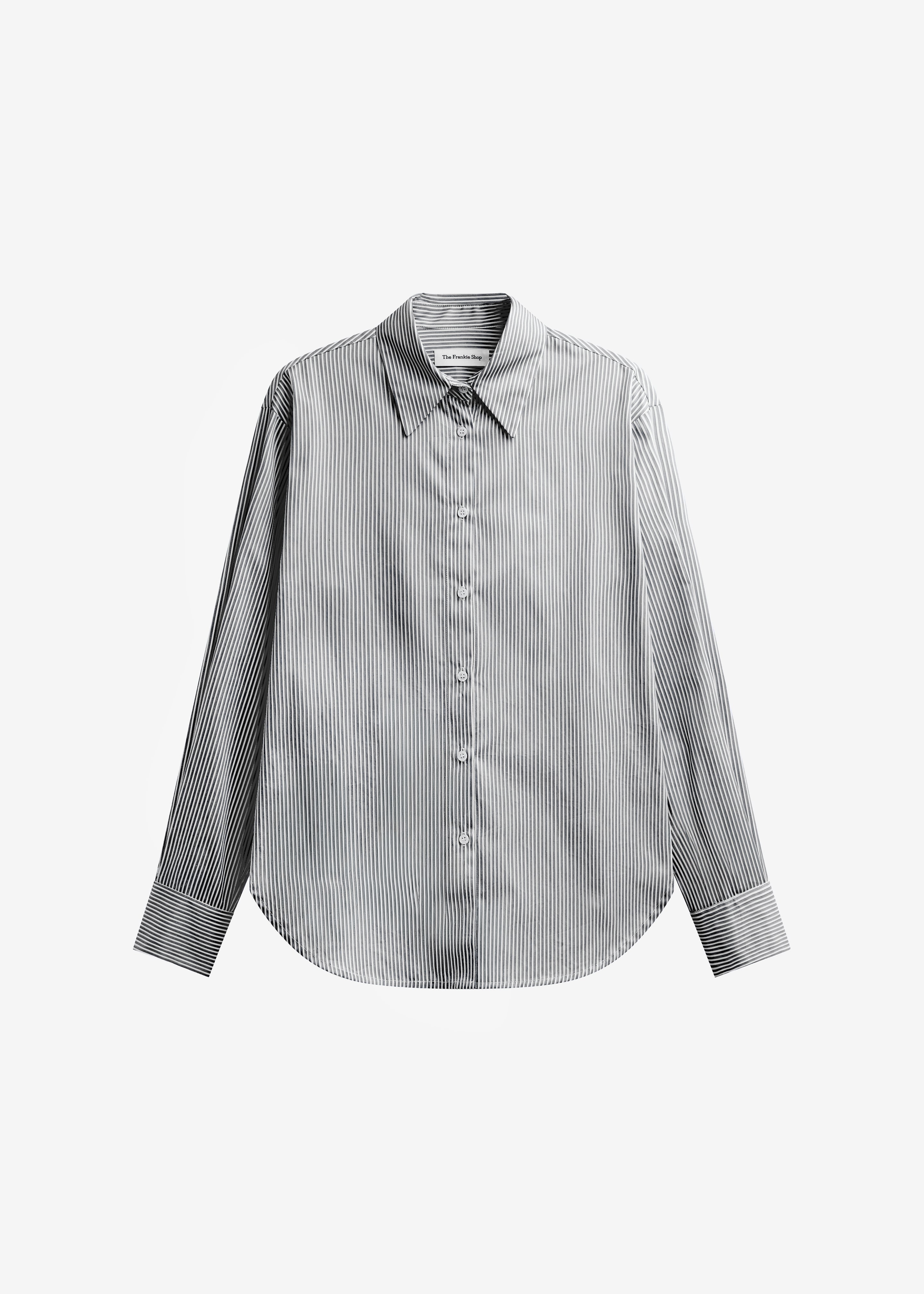 Peri Cotton Shirt - Black/White Stripe - 9