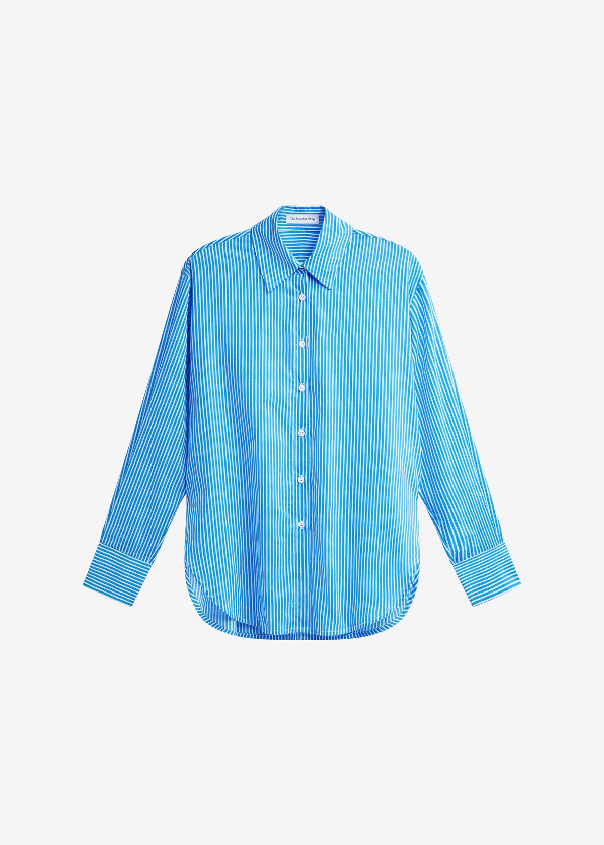 Peri Cotton Shirt - Blue/White Stripe - 7