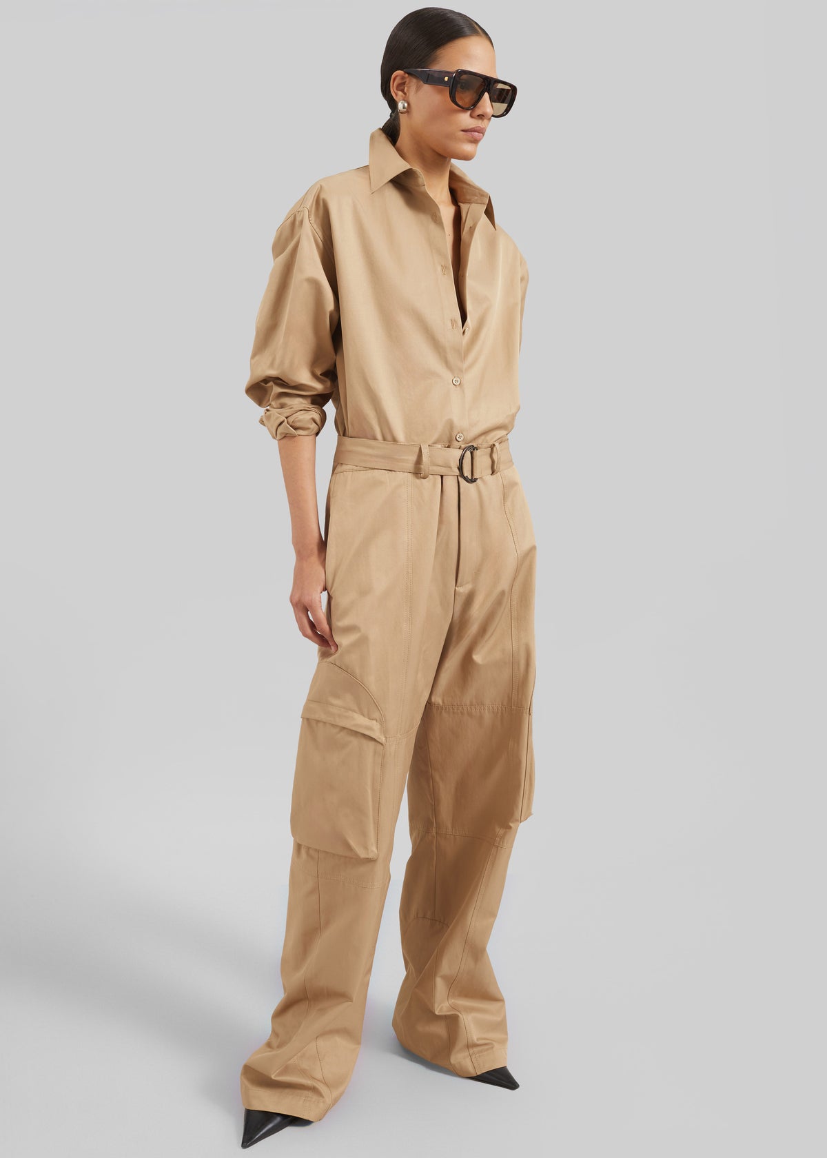 Peri Cotton Shirt - Camel - 6