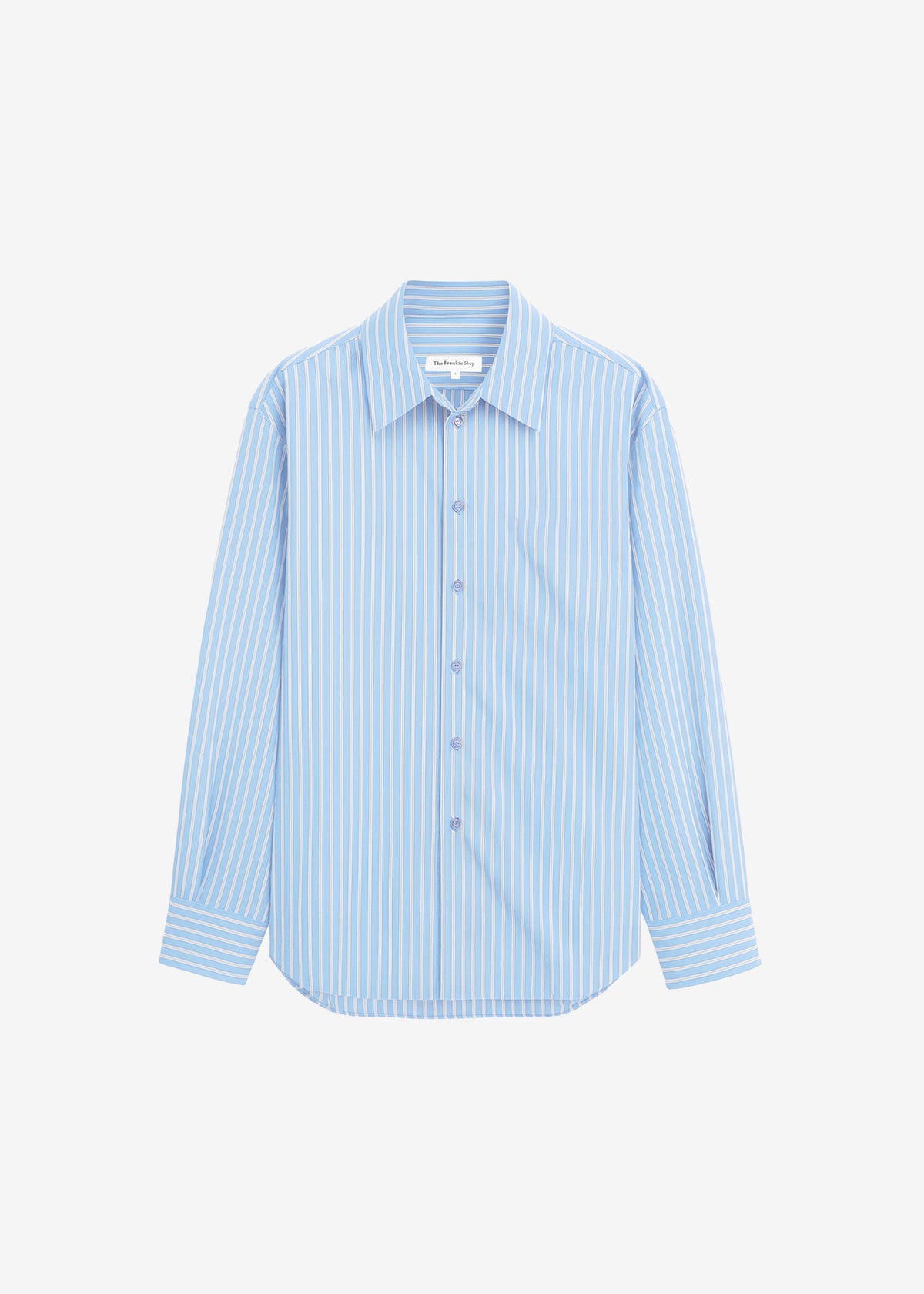 Peri Fluid Shirt - Blue/White Stripe - 9