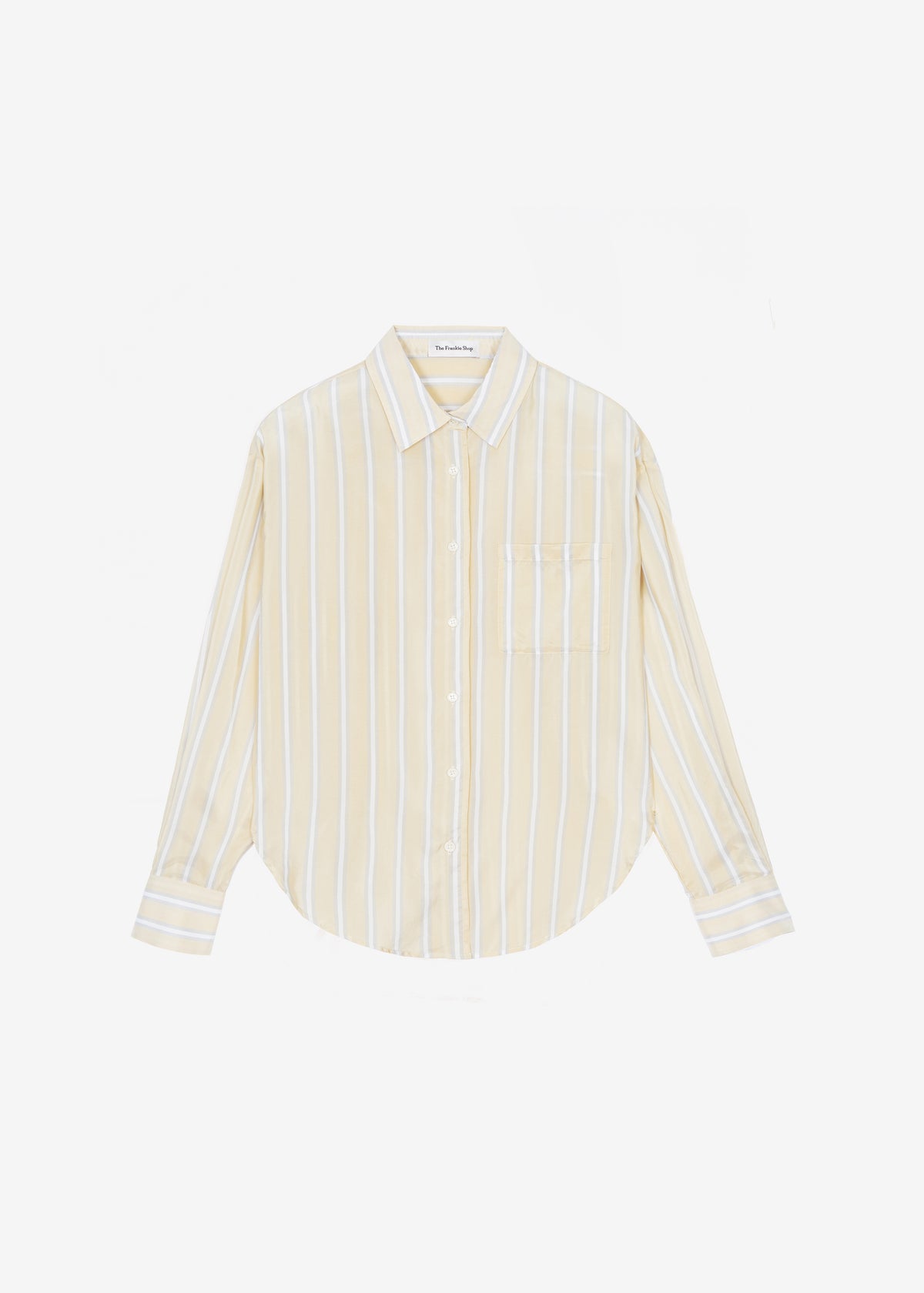 Peri Fluid Shirt - Yellow/White Stripe - 7