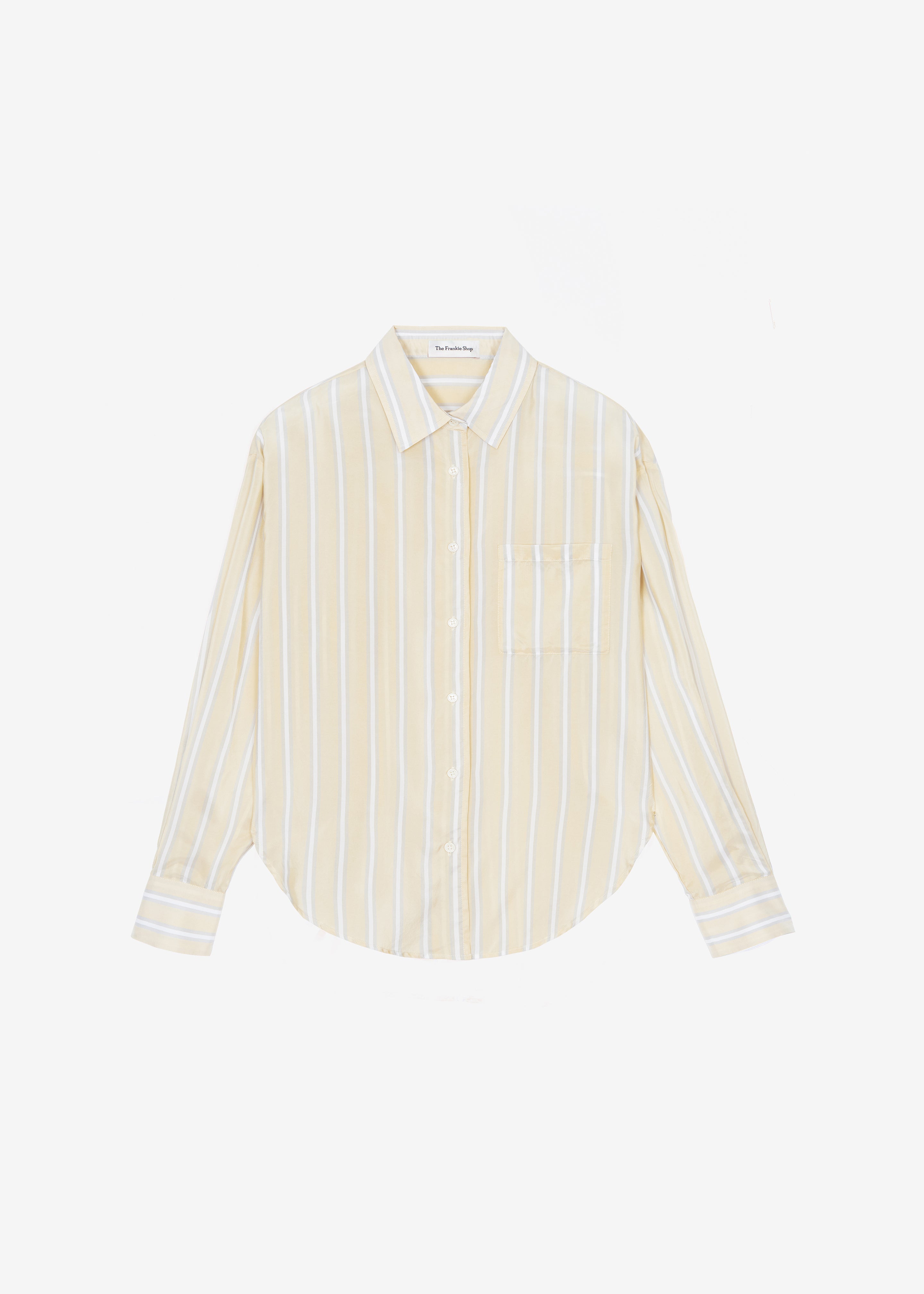 Peri Fluid Shirt - Yellow/White Stripe - 7