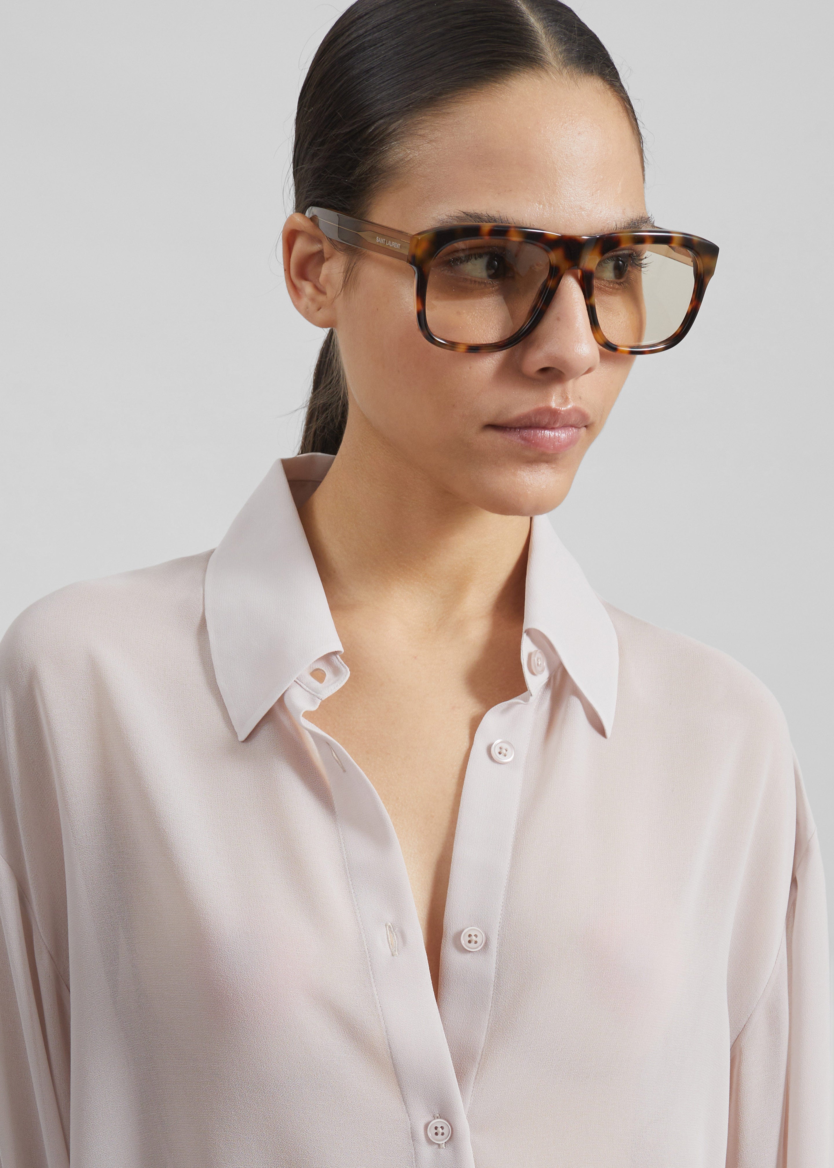 Peri Georgette Shirt  - Faded Pink - 3