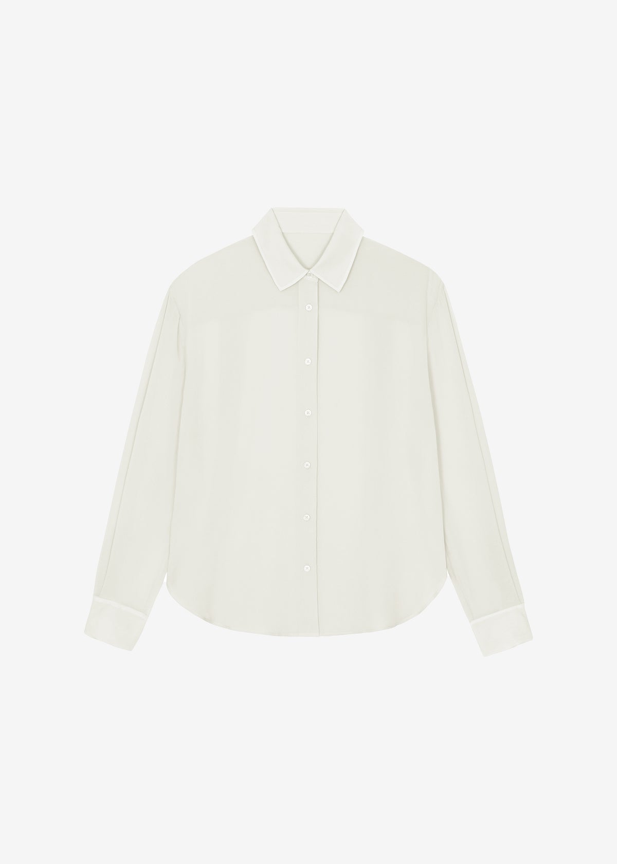 Peri Georgette Shirt - Ivory - 8