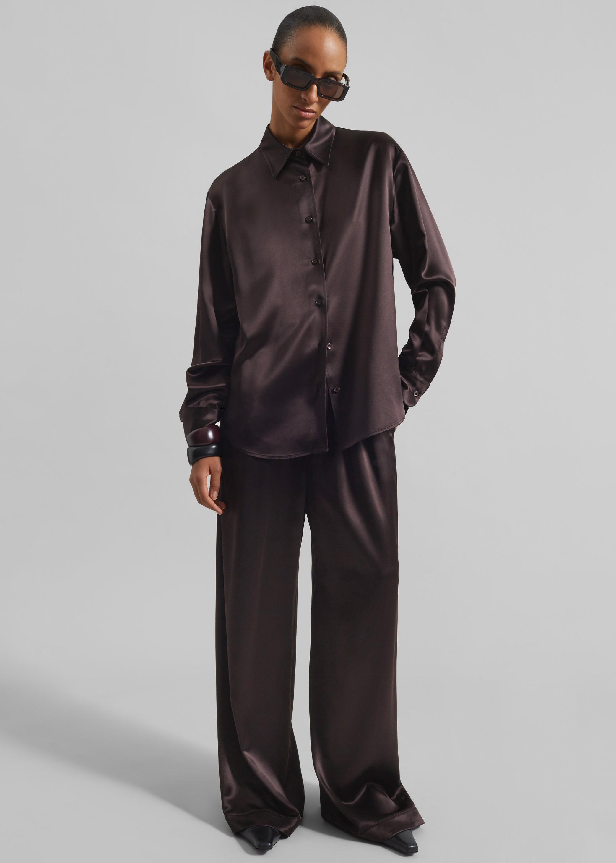 Peri Satin Shirt
