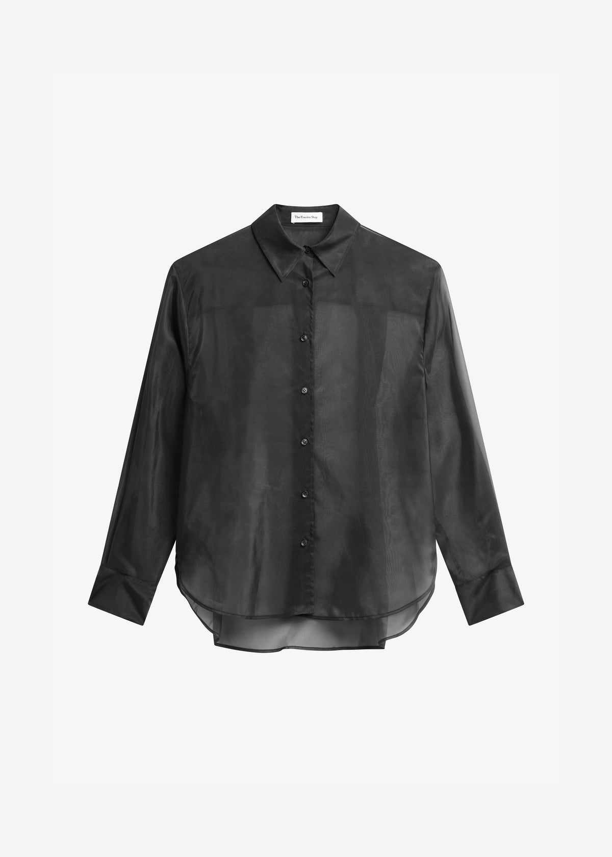 Peri Sheer Shirt - Black The Frankie Shop Peri Sheer Shirt - Black The Frankie Shop