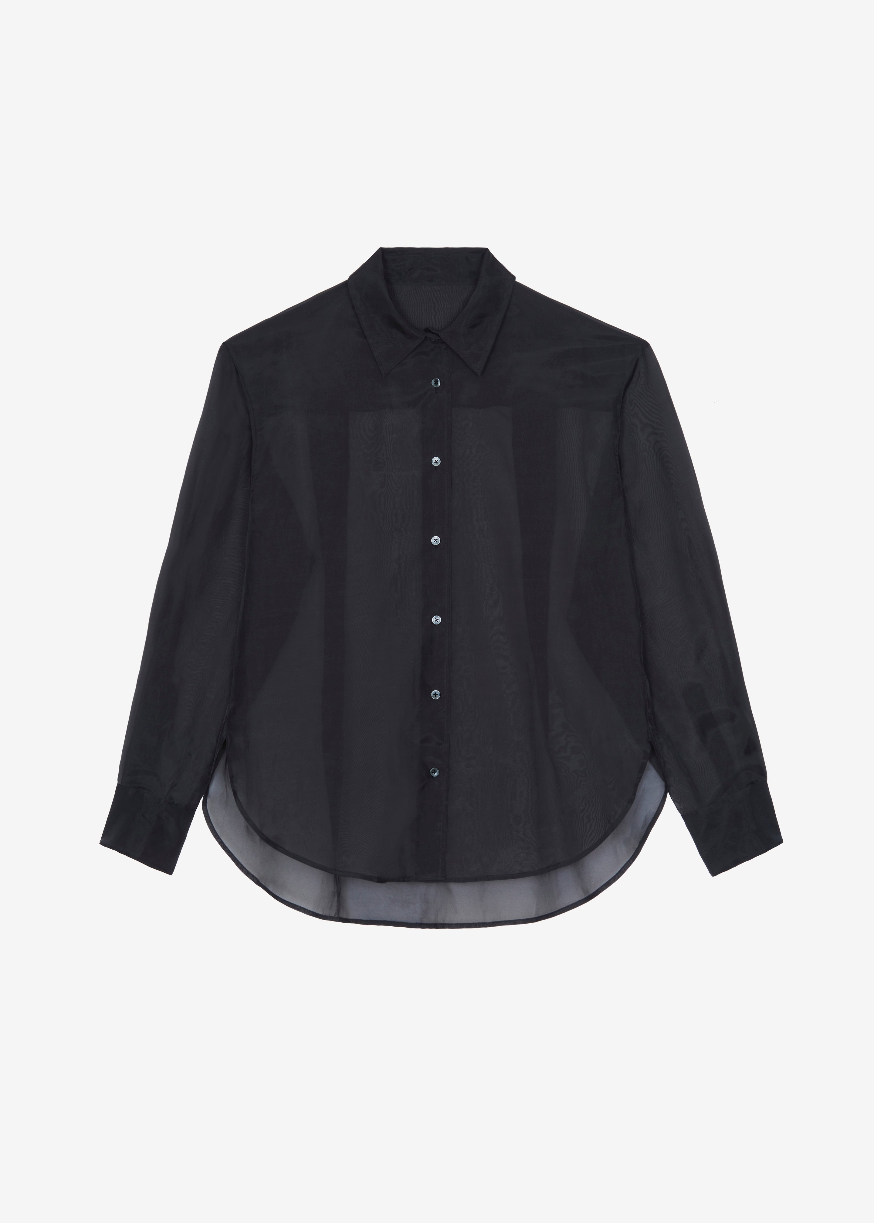 Peri Sheer Shirt - Black - 10