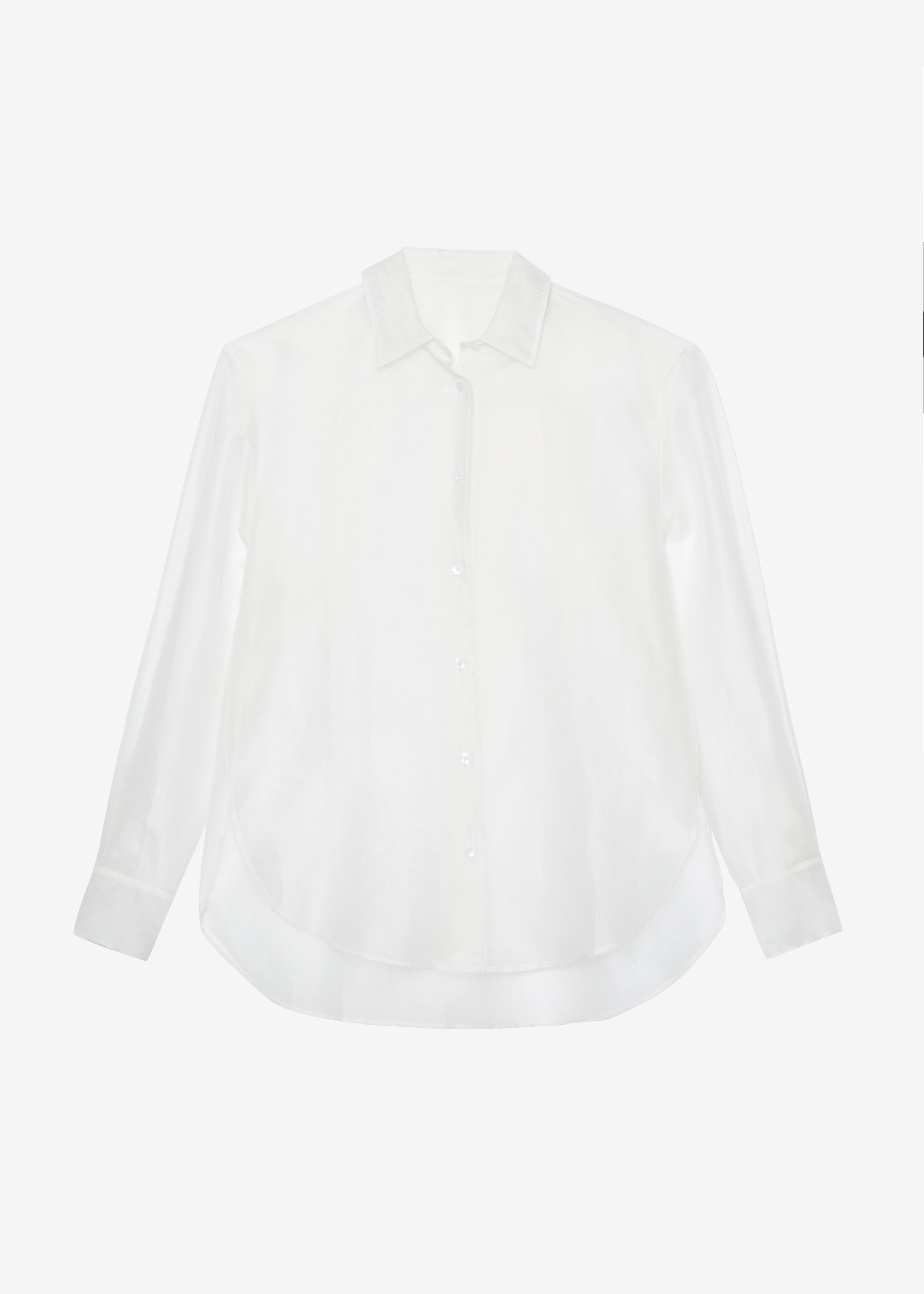 Peri Sheer Shirt - White - 8