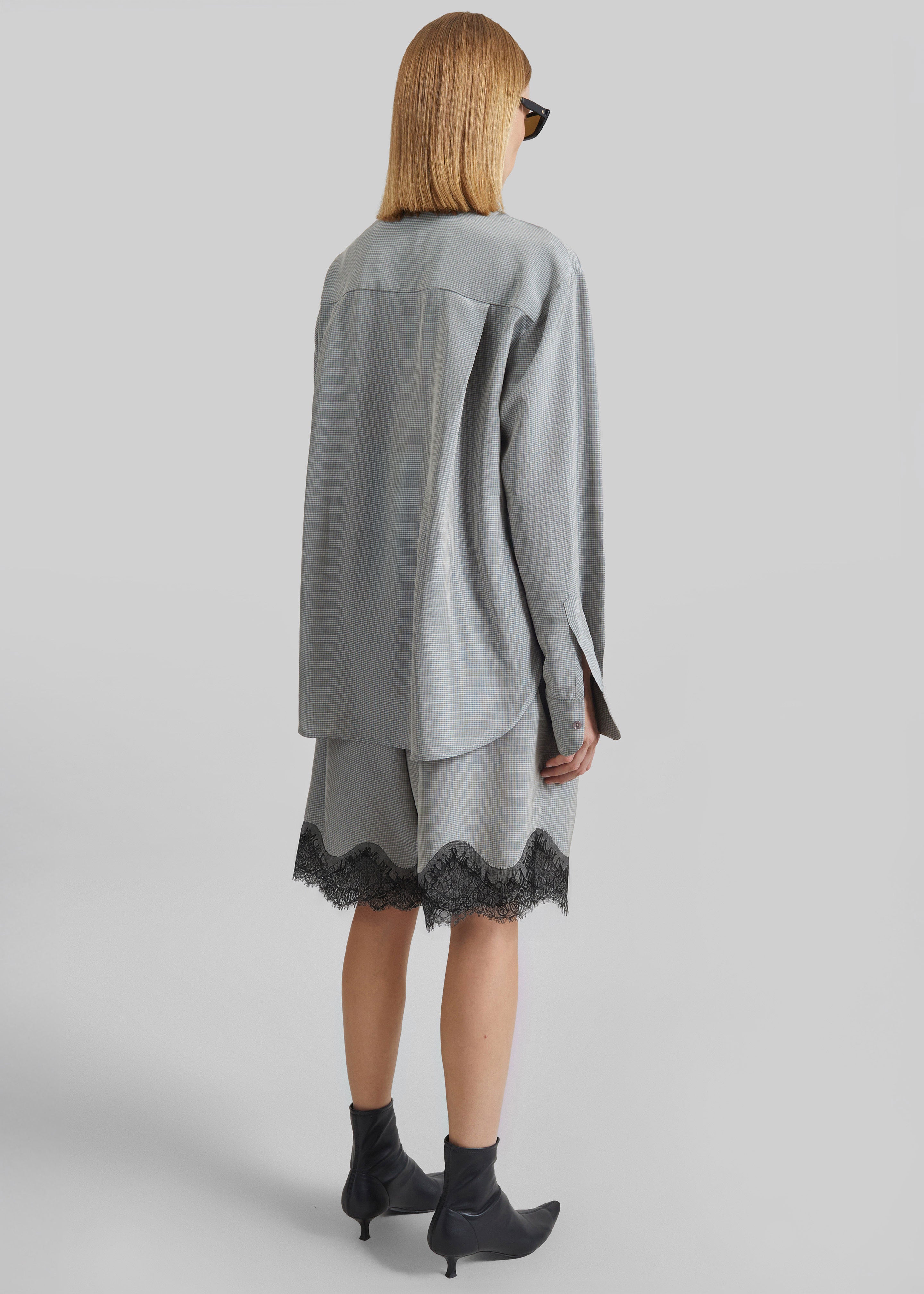 Peri Shirt - Checked Grey - 5