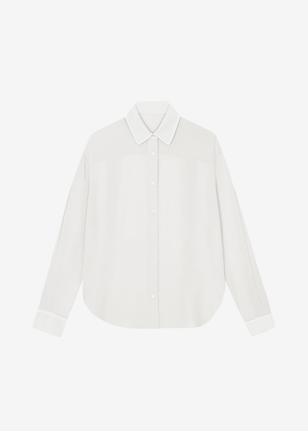 Peri Georgette Shirt - White - 8