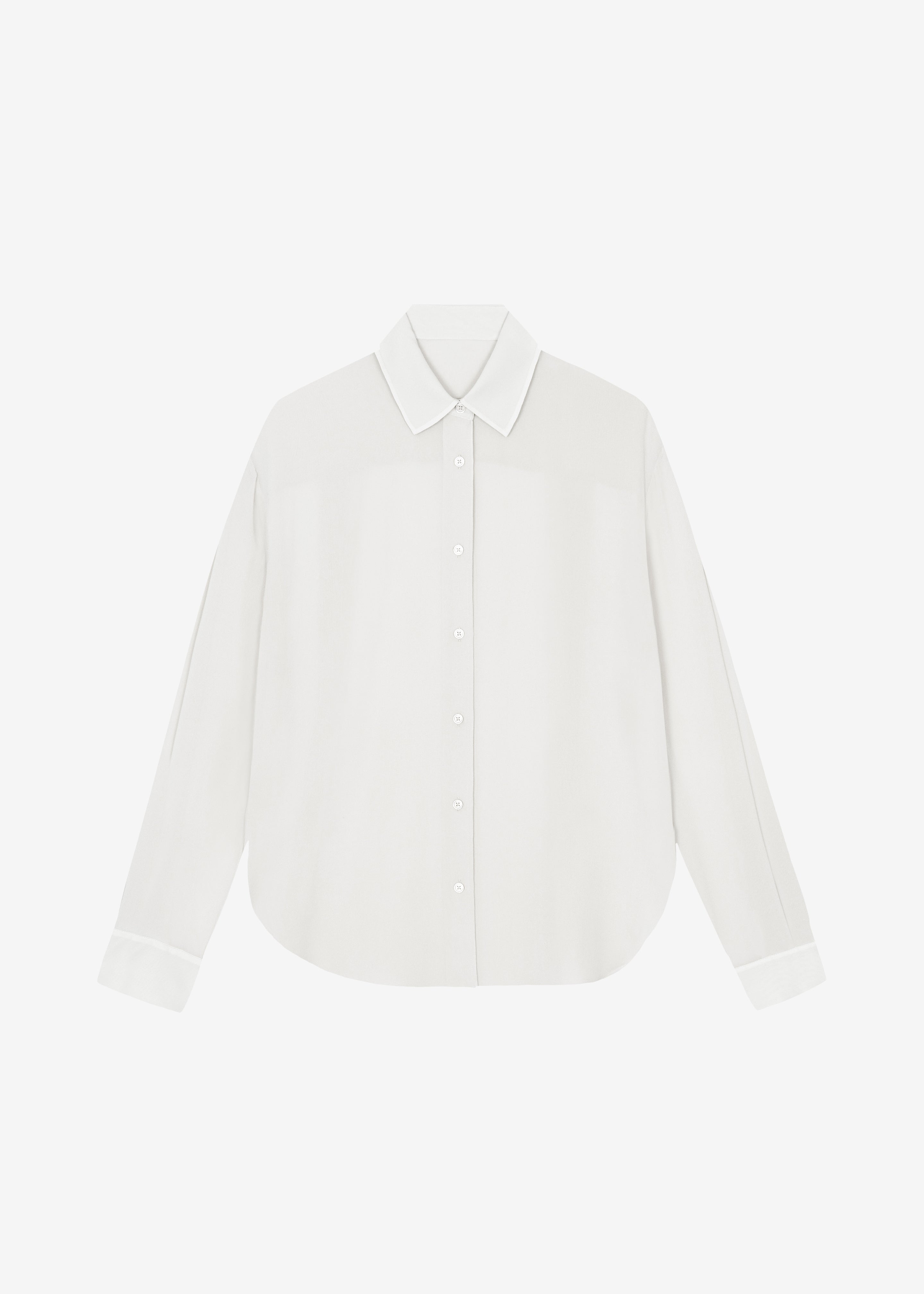 Peri Georgette Shirt - White - 8