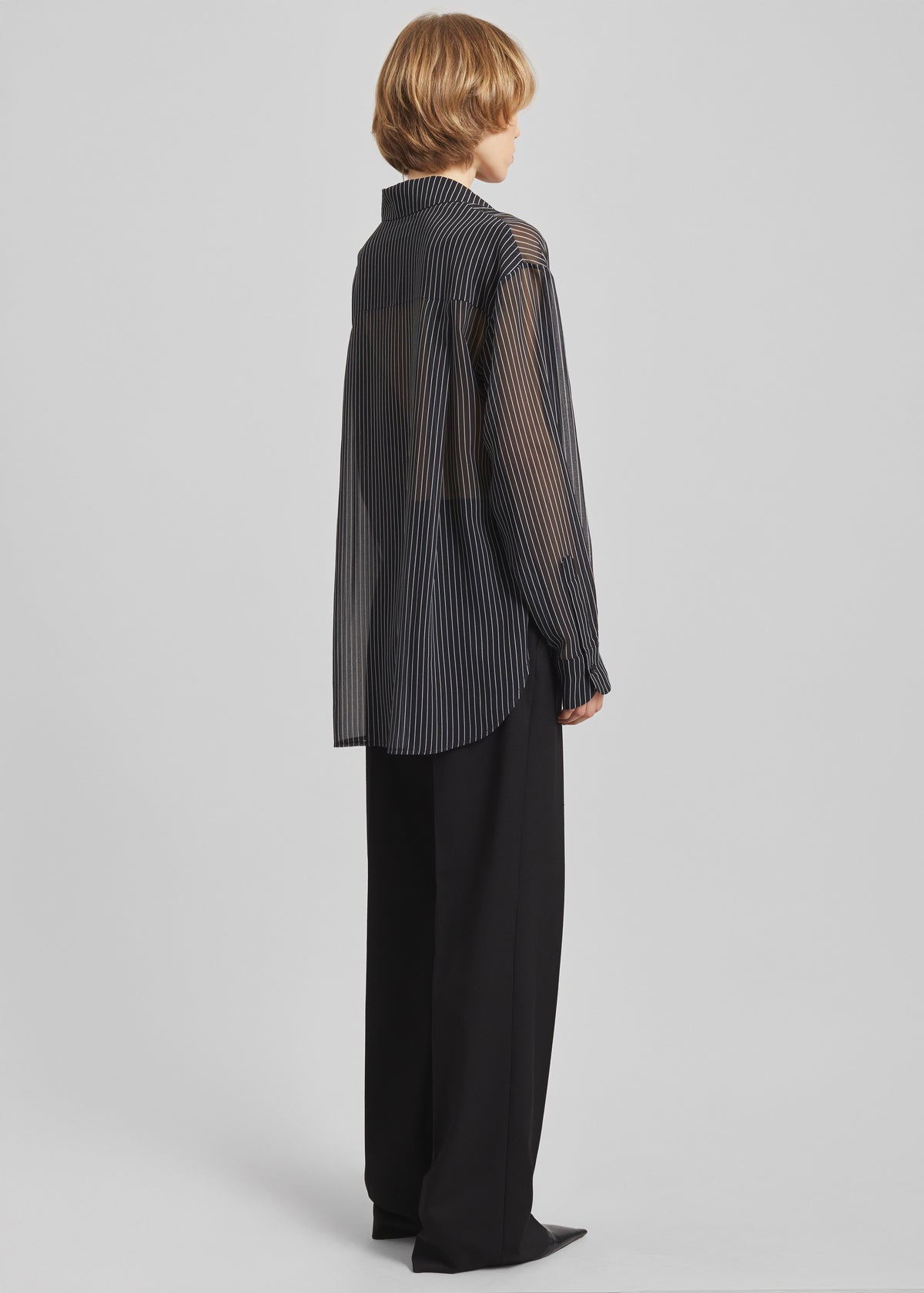 Peri Striped Shirt - Black/White Stripe - 9