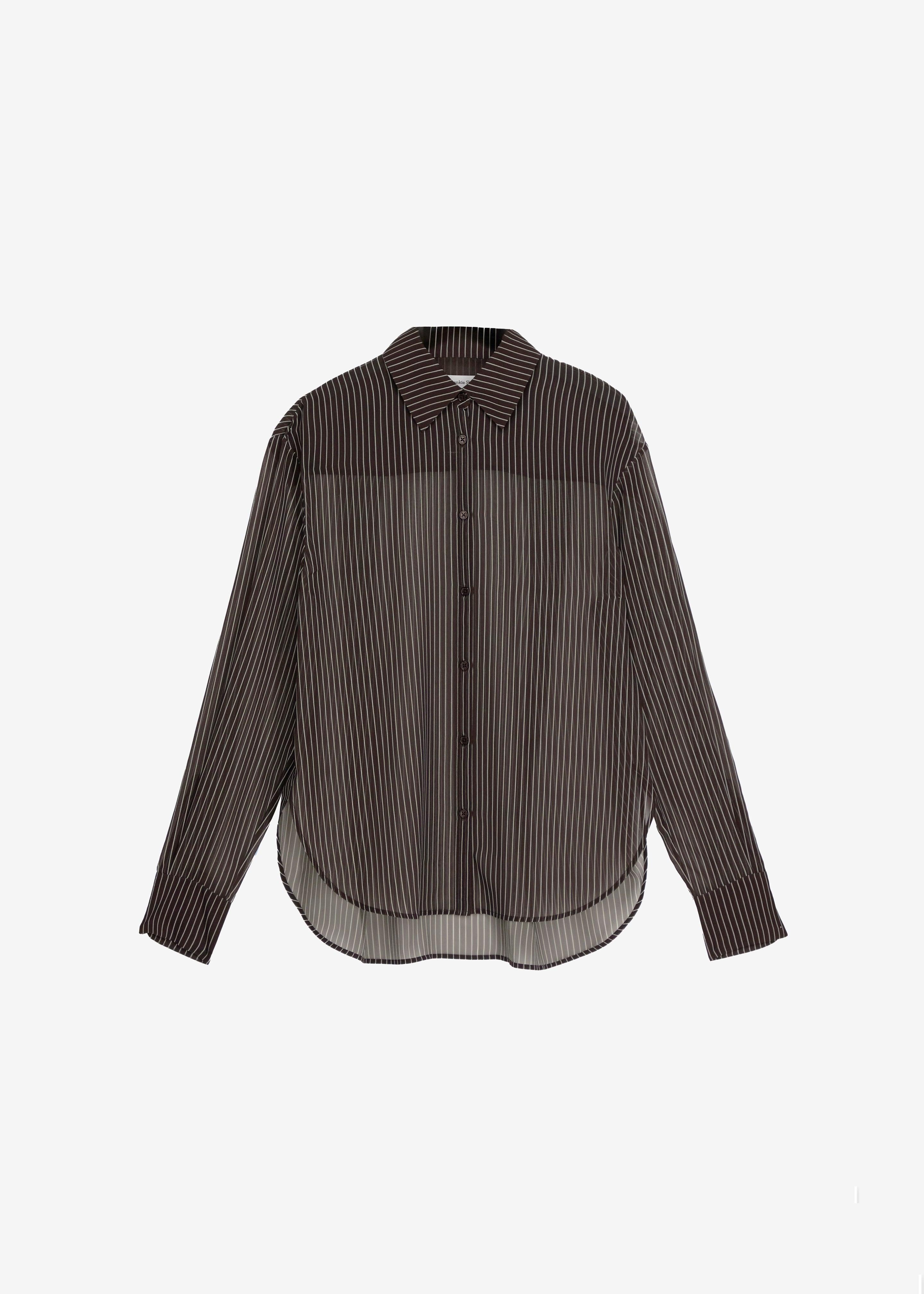 L'Appartement Stripe Sheer Shirt