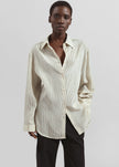 Peri Striped Shirt - Ivory/Black