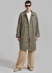 Peter Trench Coat - Eucalyptus