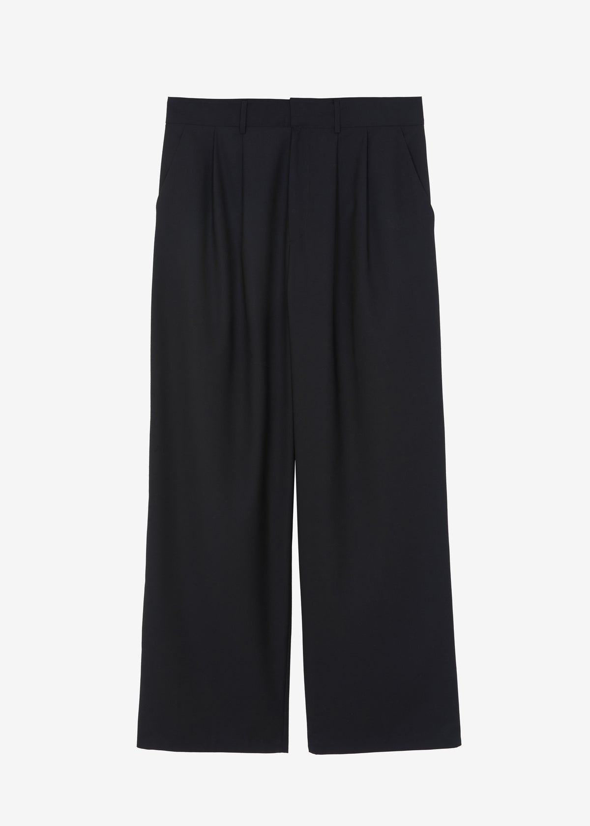 Peyton Pleated Pants - Black - 7