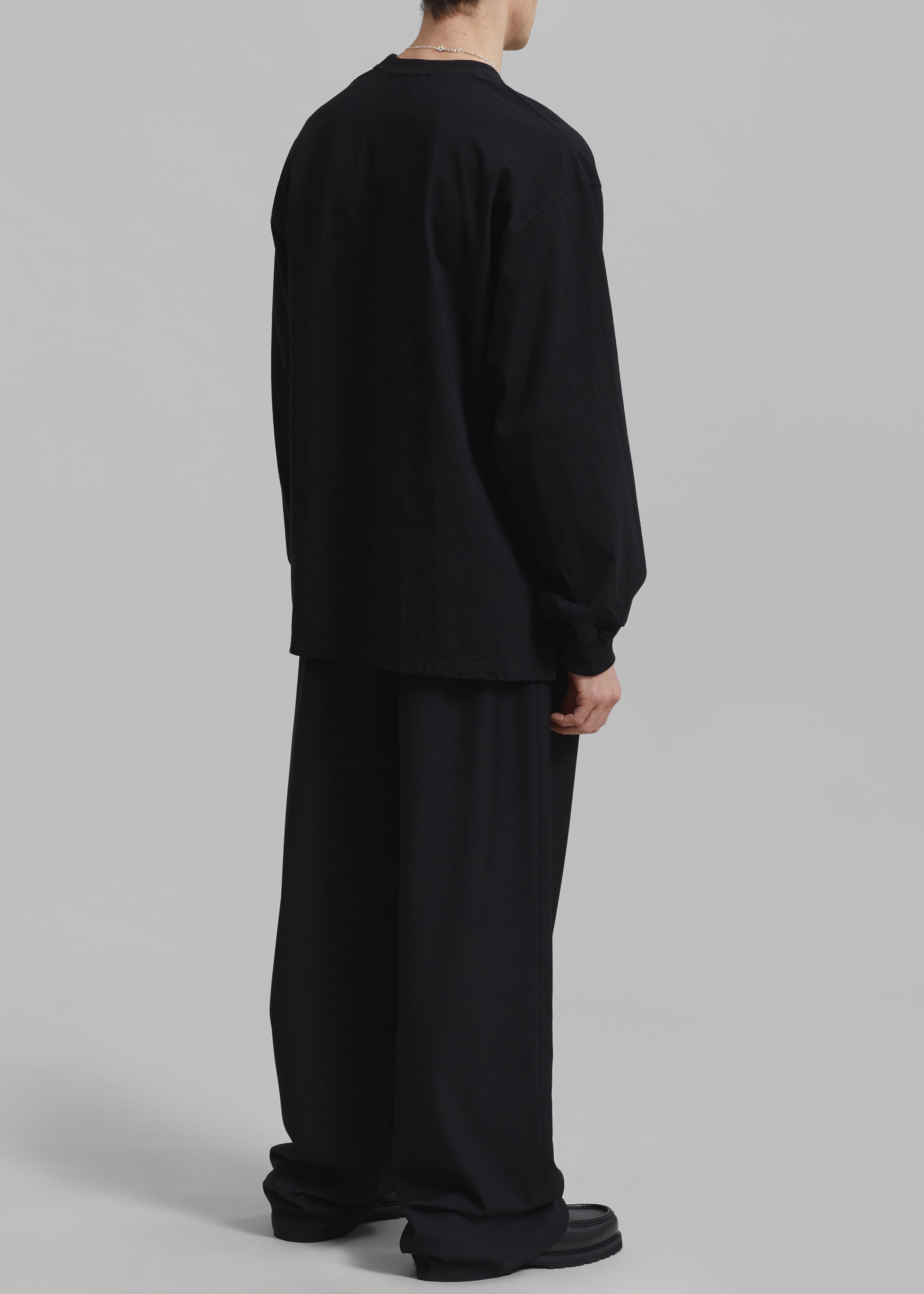 Peyton Pleated Pants - Black - 6