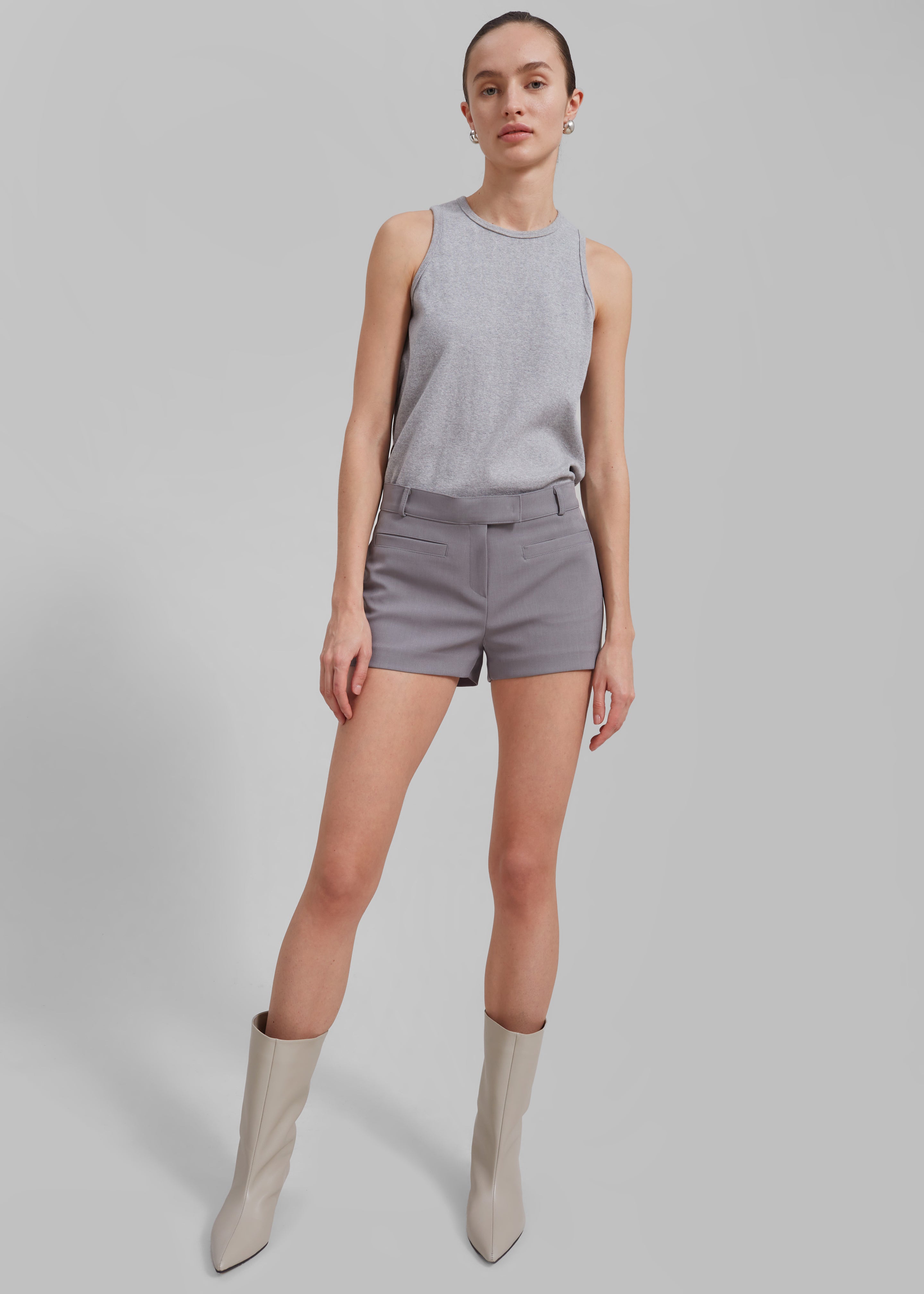 Pia Hot Pants - Grey - 1