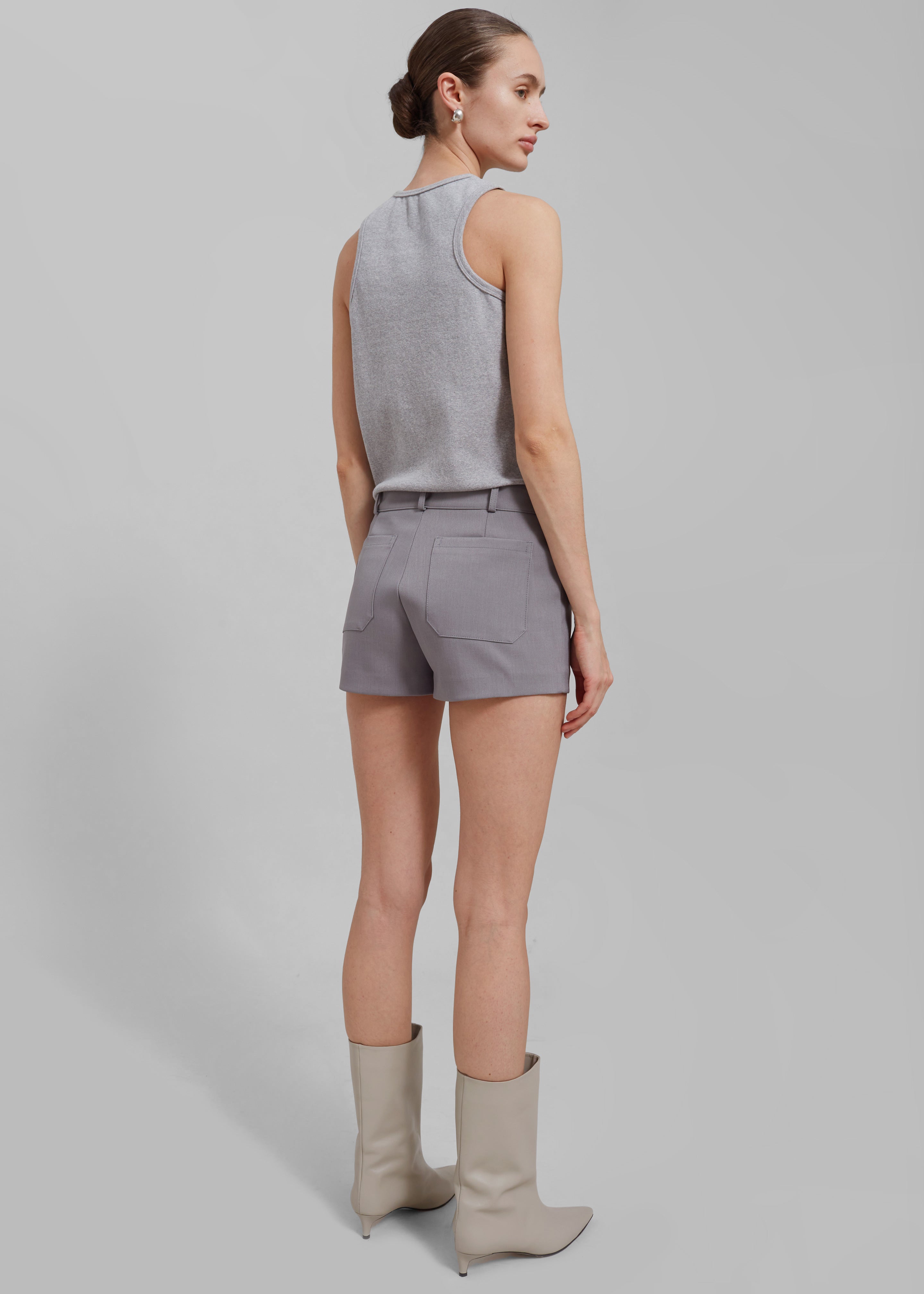 Grey hotpants sales