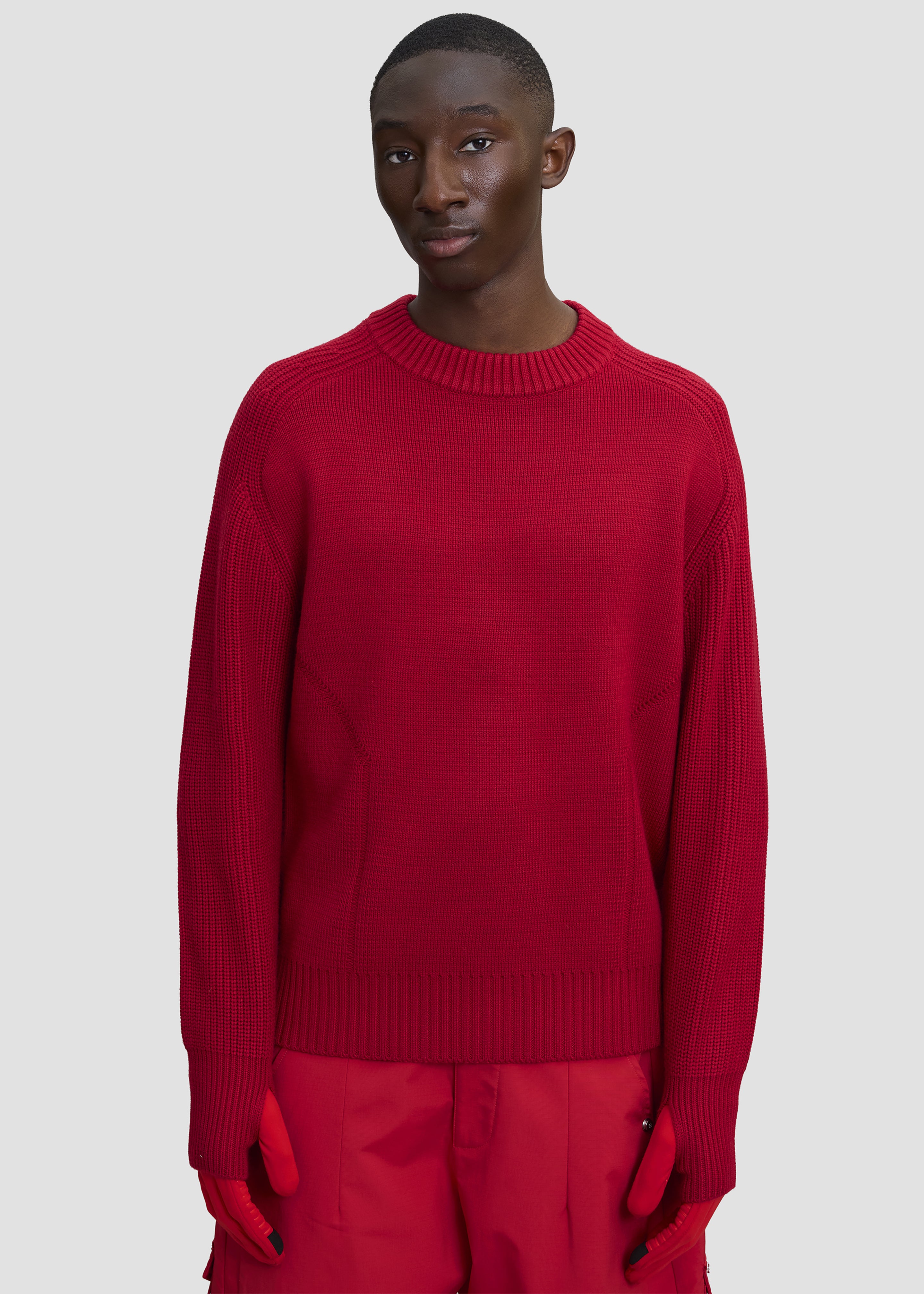 Pieces Uniques Emblem Pullover - Rouge - 2