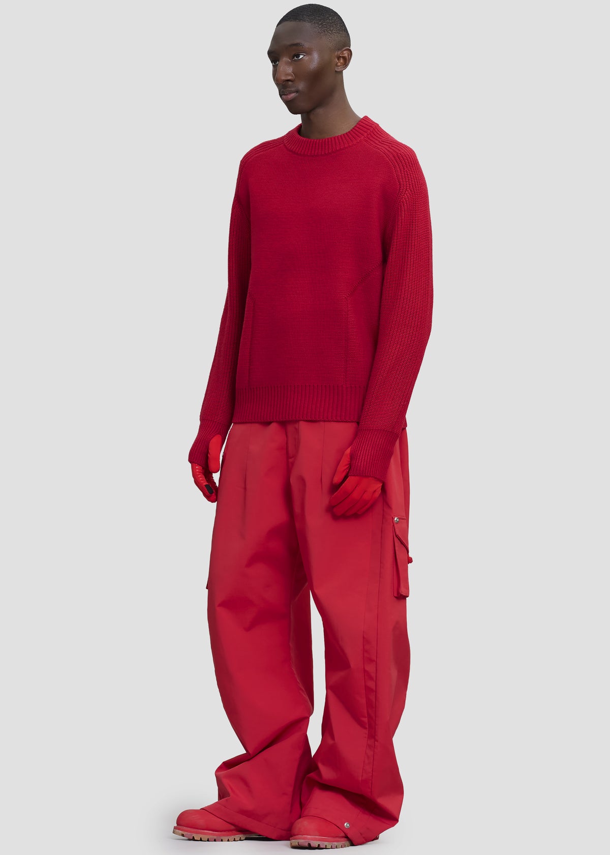Pieces Uniques Emblem Pullover - Rouge - 1