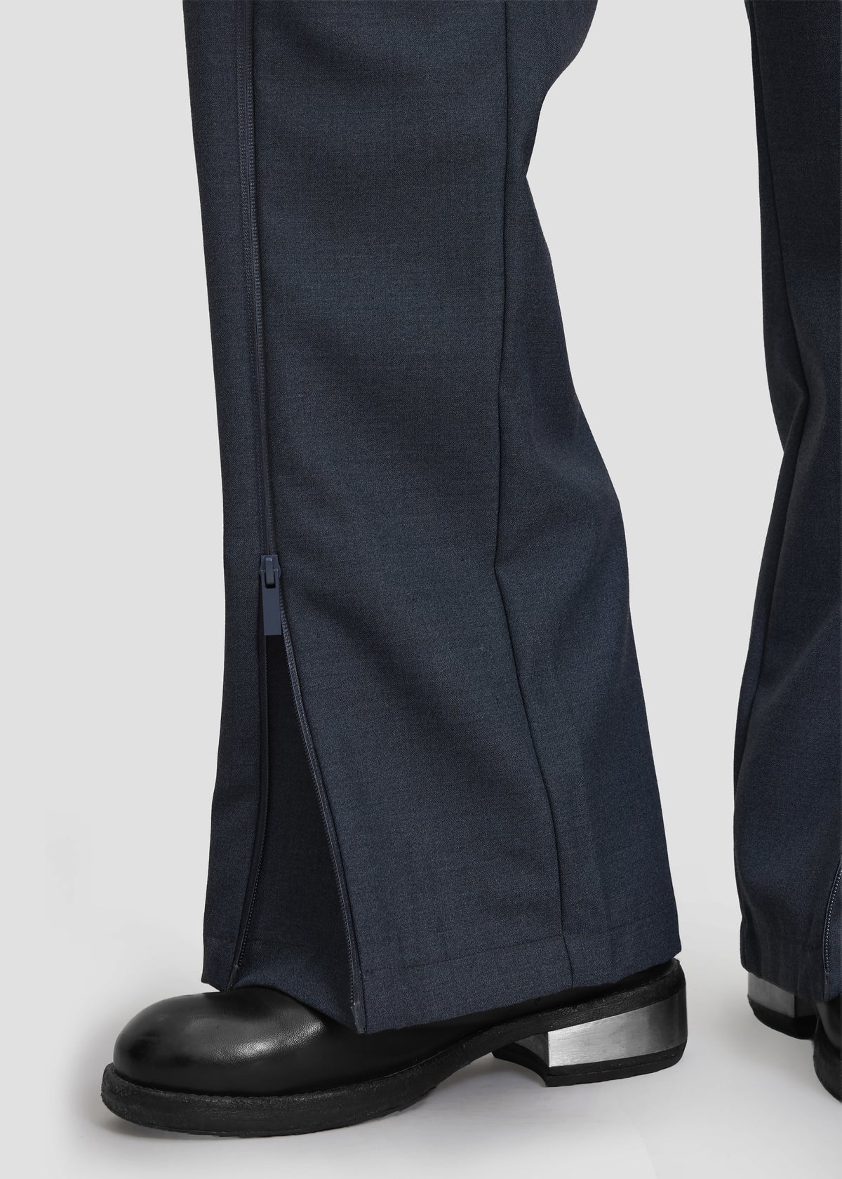 Pieces Uniques Emin Zip Pants - Ashen Sky - 3