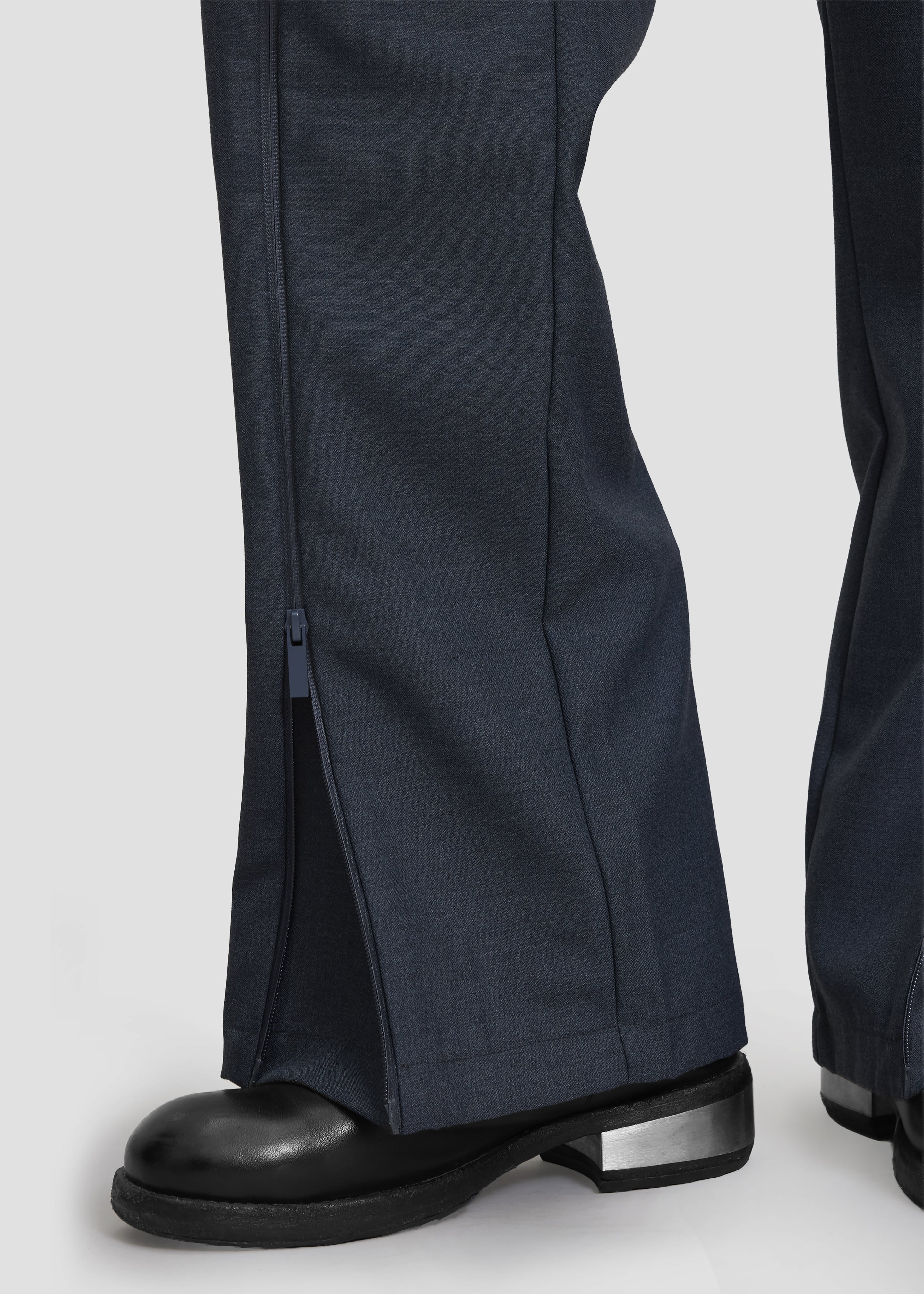 Pieces Uniques Emin Zip Pants - Ashen Sky - 3