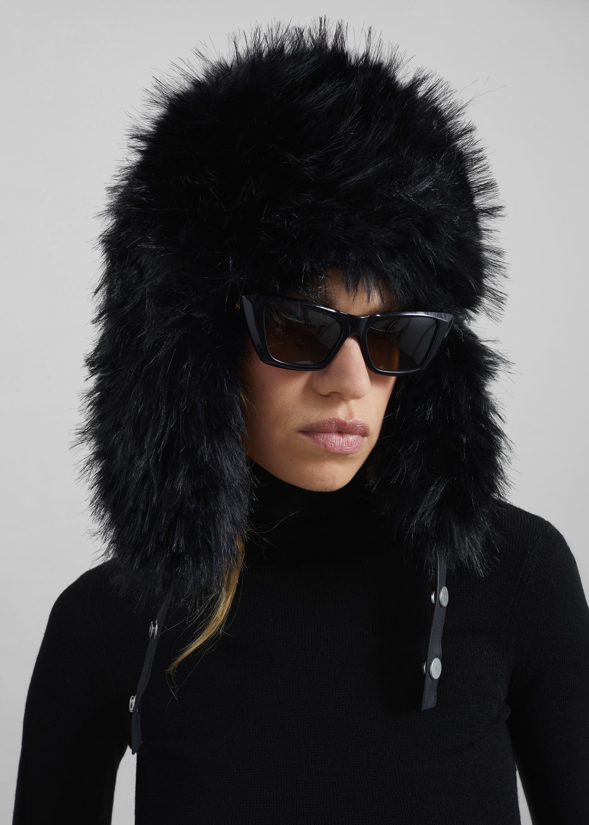 Pieces Uniques The Trapper Hat - Black - 3