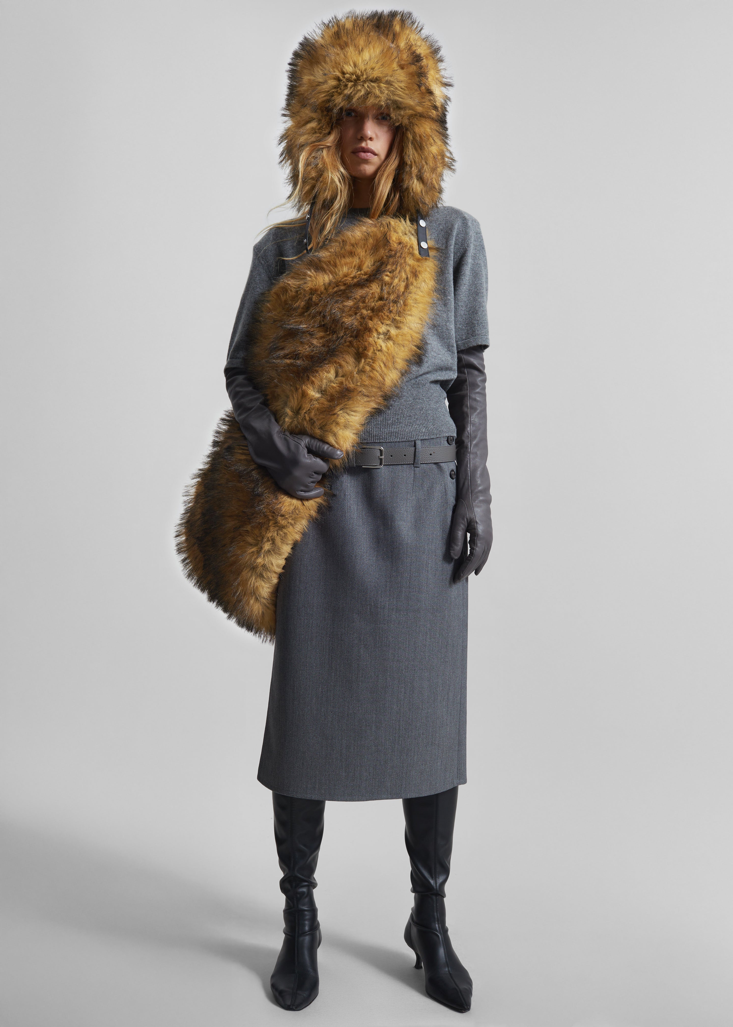 Pieces Uniques The Trapper Hat - Beige - 1