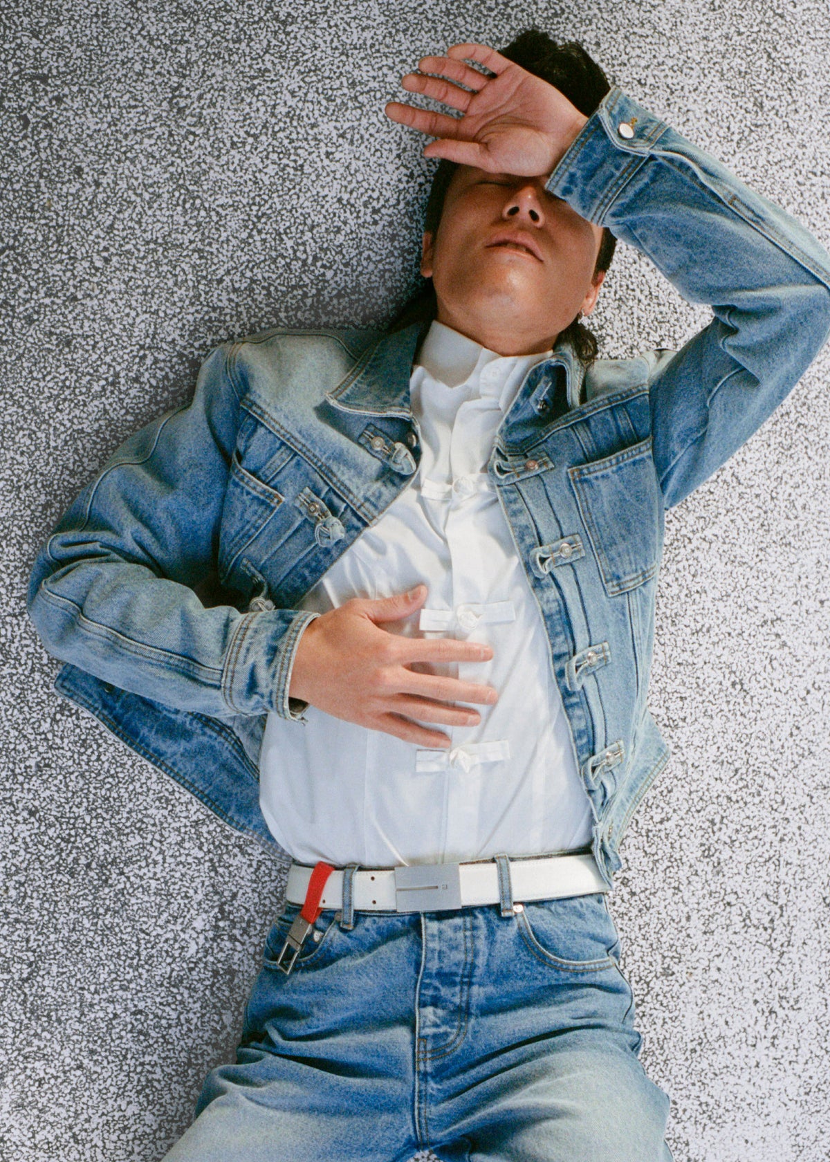 Pieces Uniques Ashen Sky Denim Jacket - Indigo Denim - 7