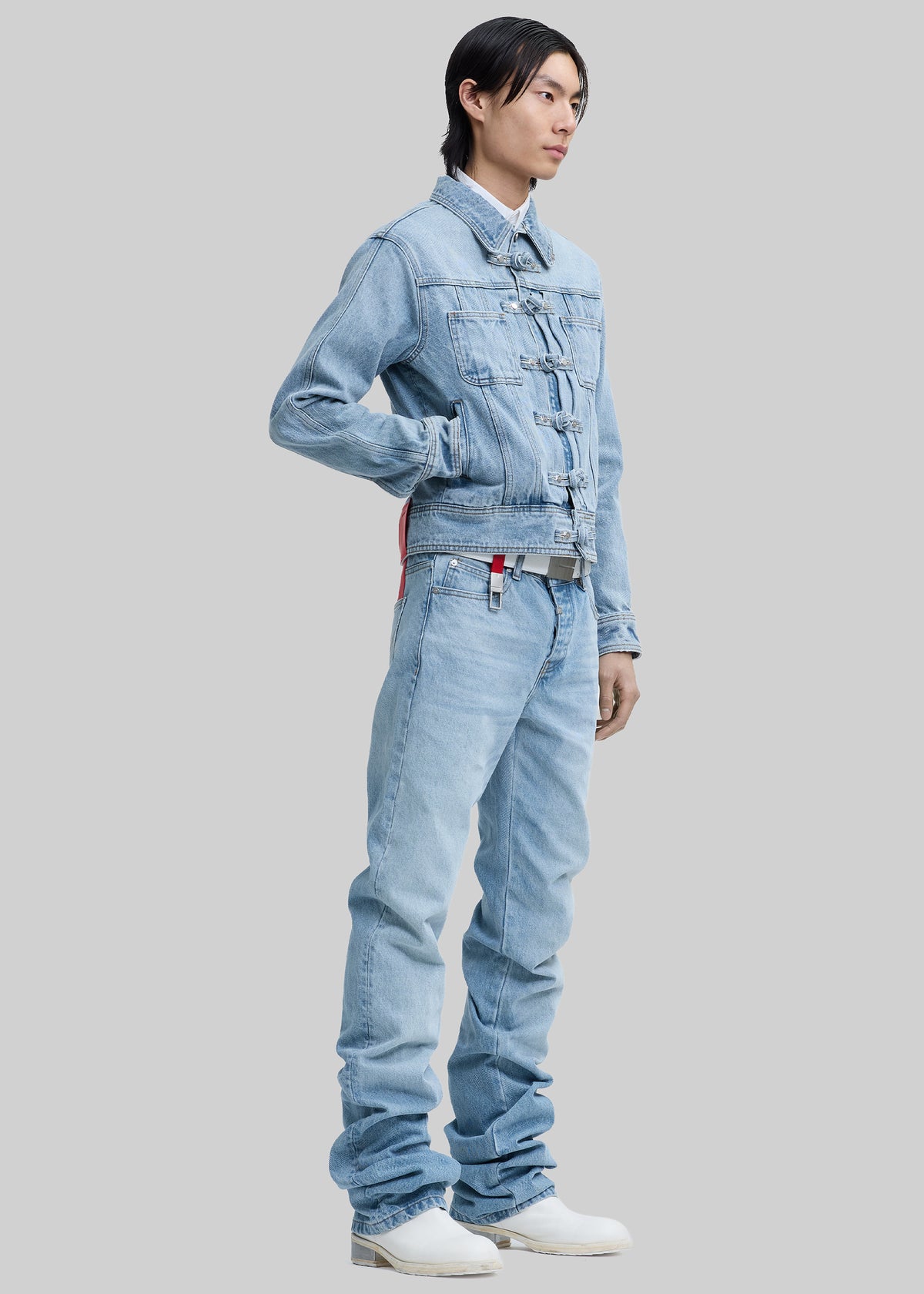 Pieces Uniques Ashen Sky Denim Jacket - Indigo Denim - 8