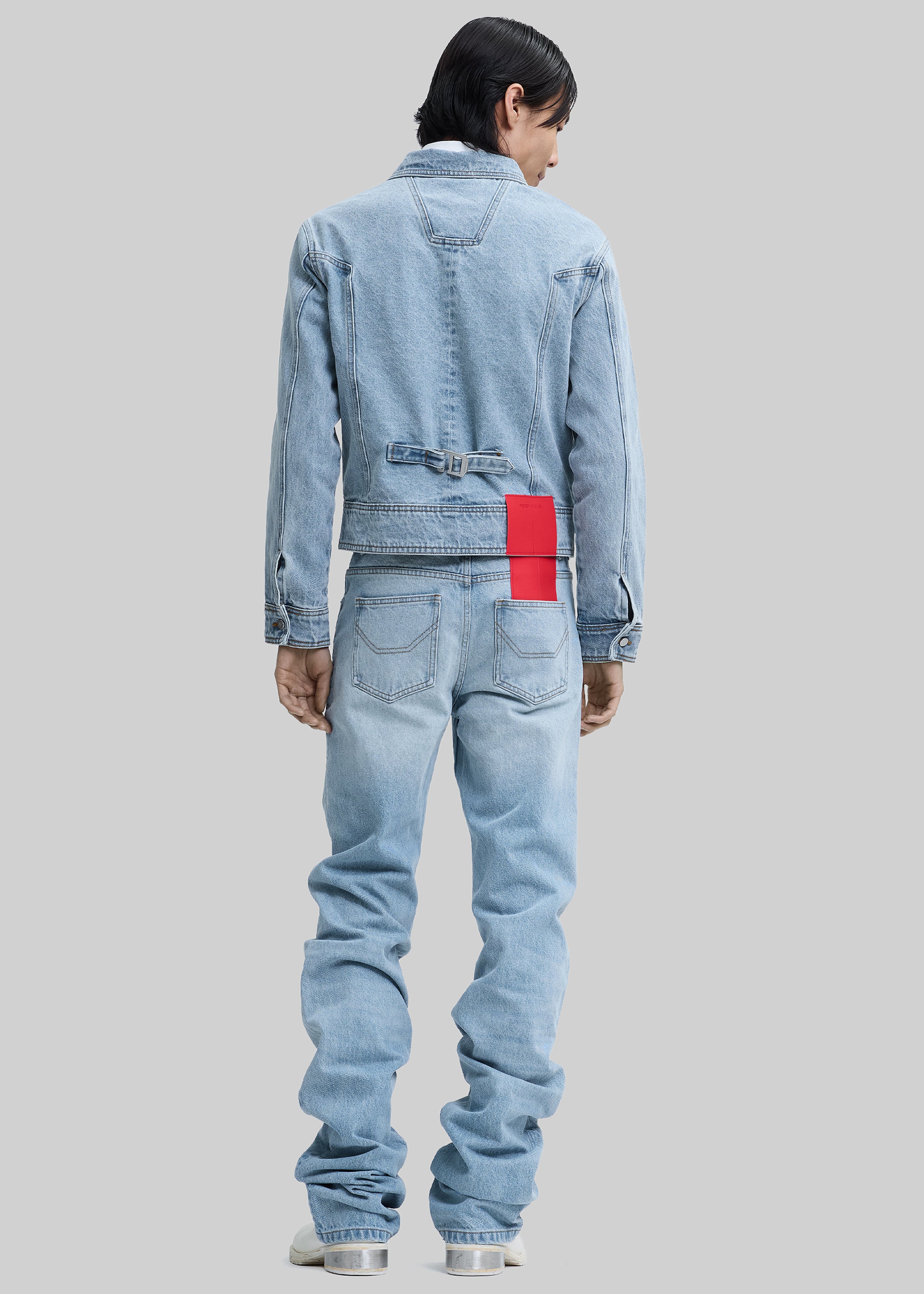 Pieces Uniques Ashen Sky Denim Jacket - Indigo Denim - 11