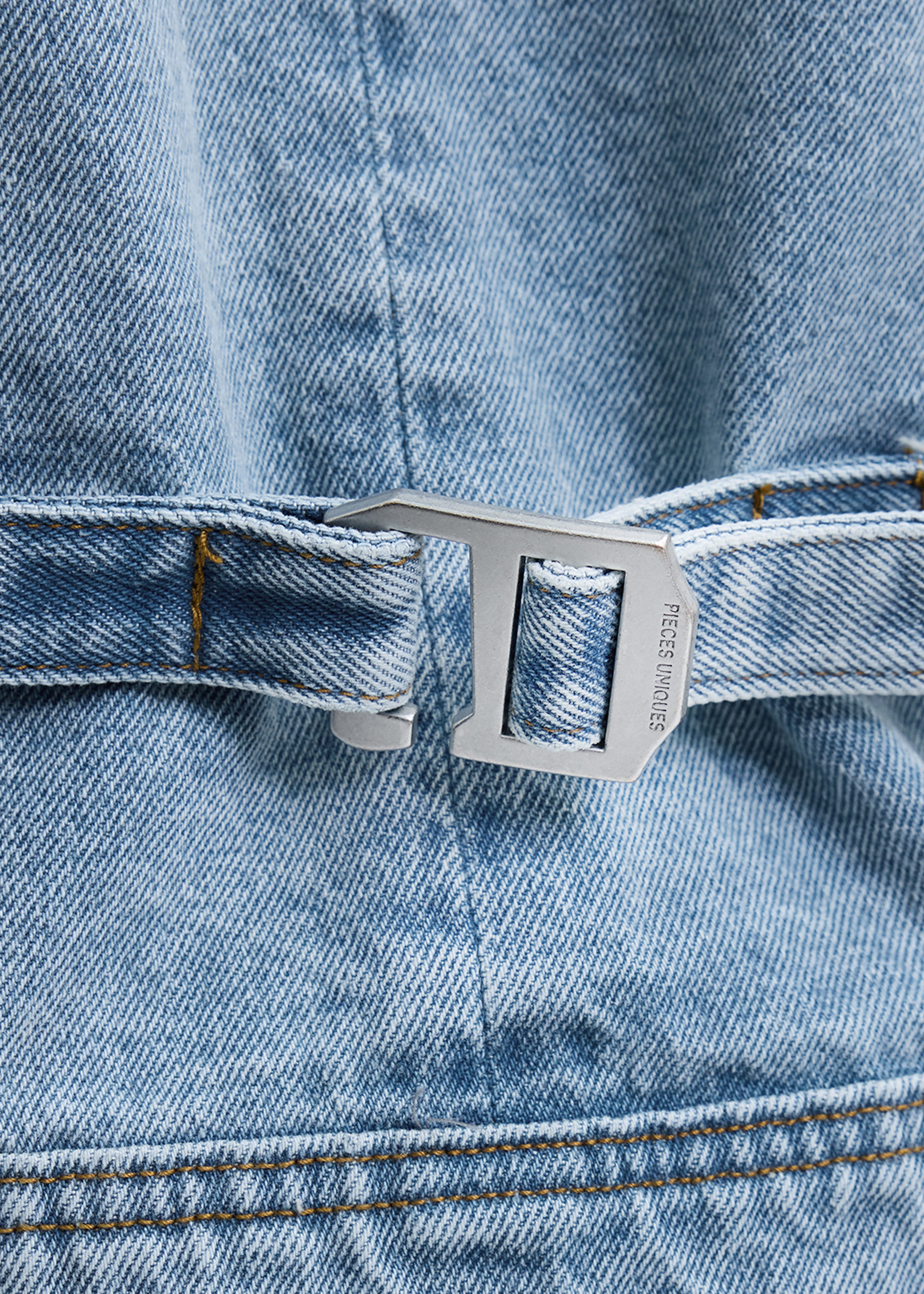 Pieces Uniques Ashen Sky Denim Jacket - Indigo Denim - 9