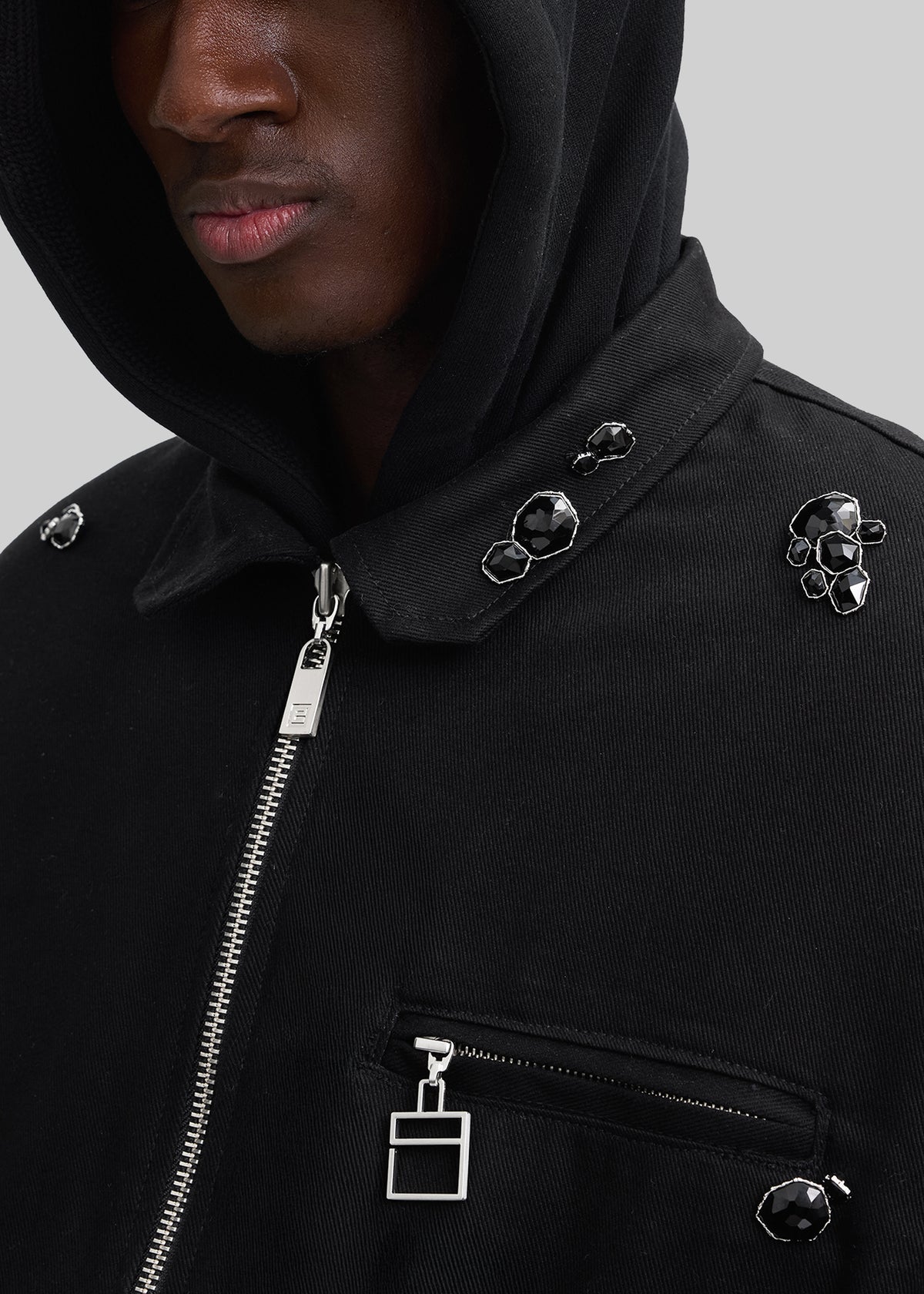 Pieces Uniques Onyx Workwear Jacket - Black - 2